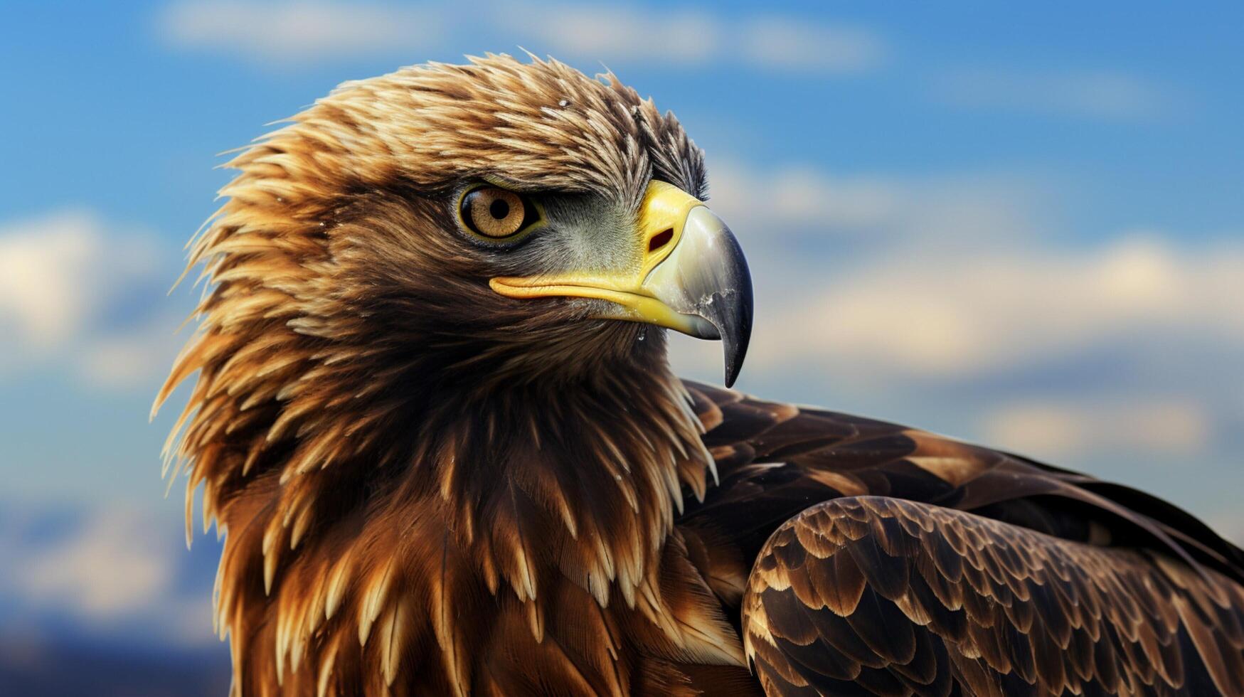 AI generated hawk high quality image photo