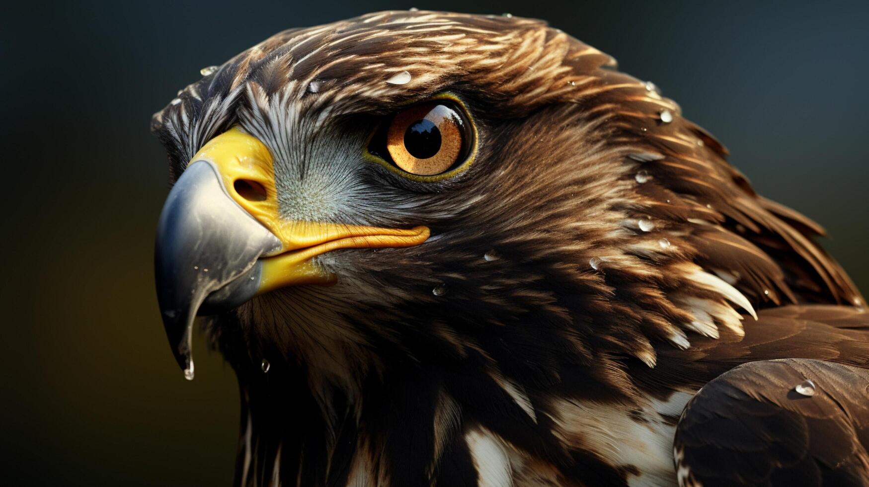 AI generated hawk high quality image photo