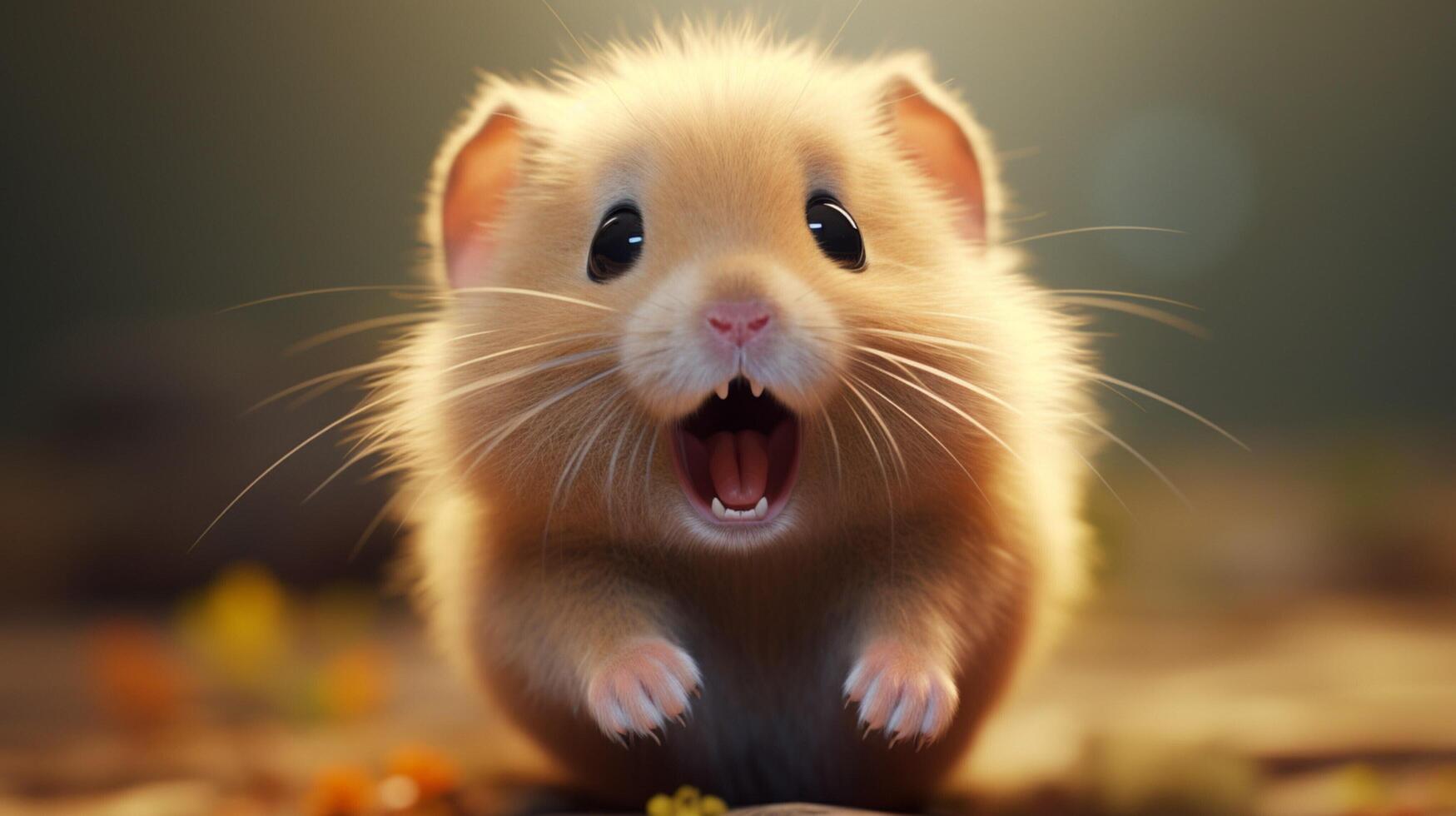 AI generated hamster high quality image photo