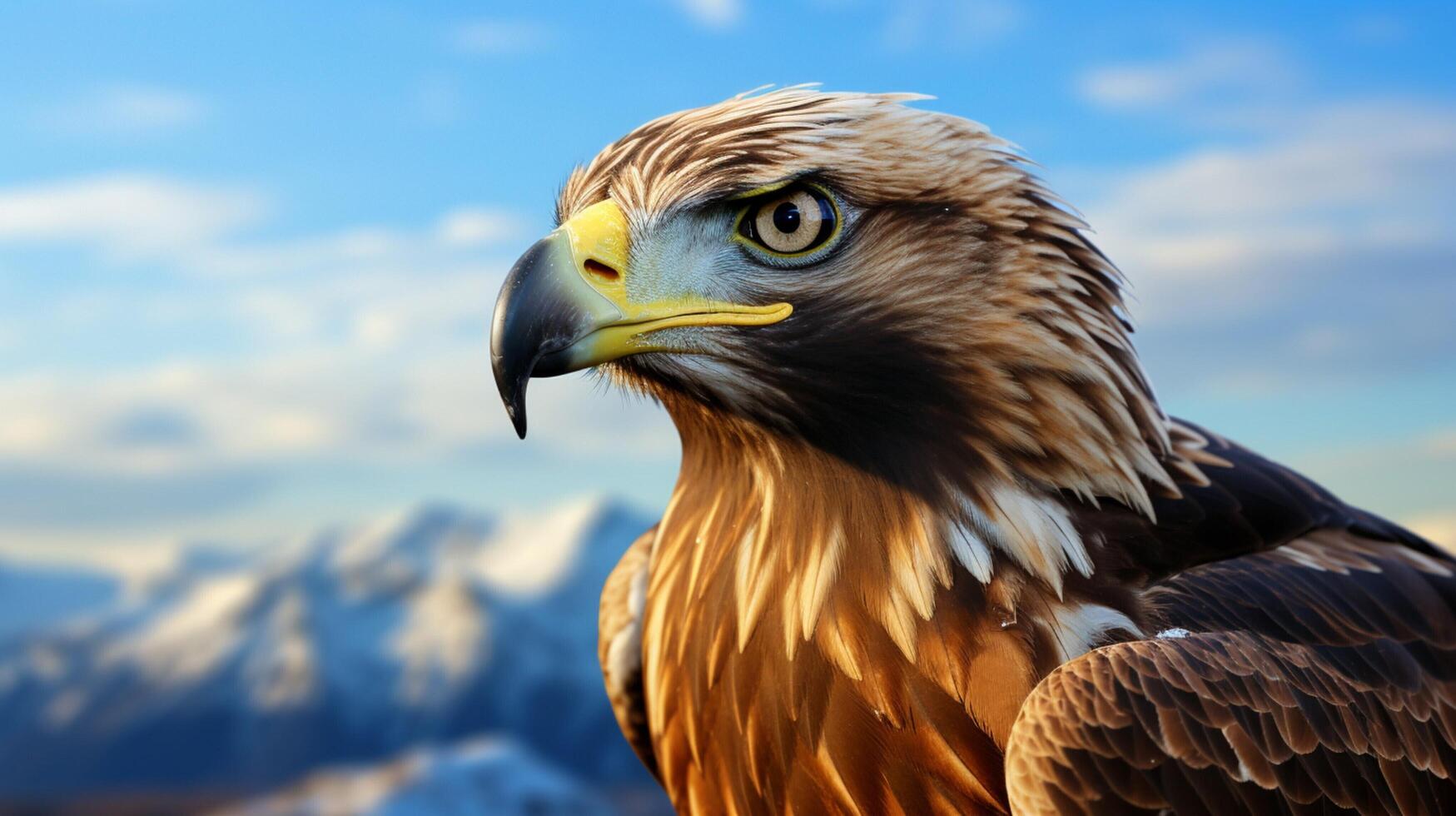 AI generated hawk high quality image photo