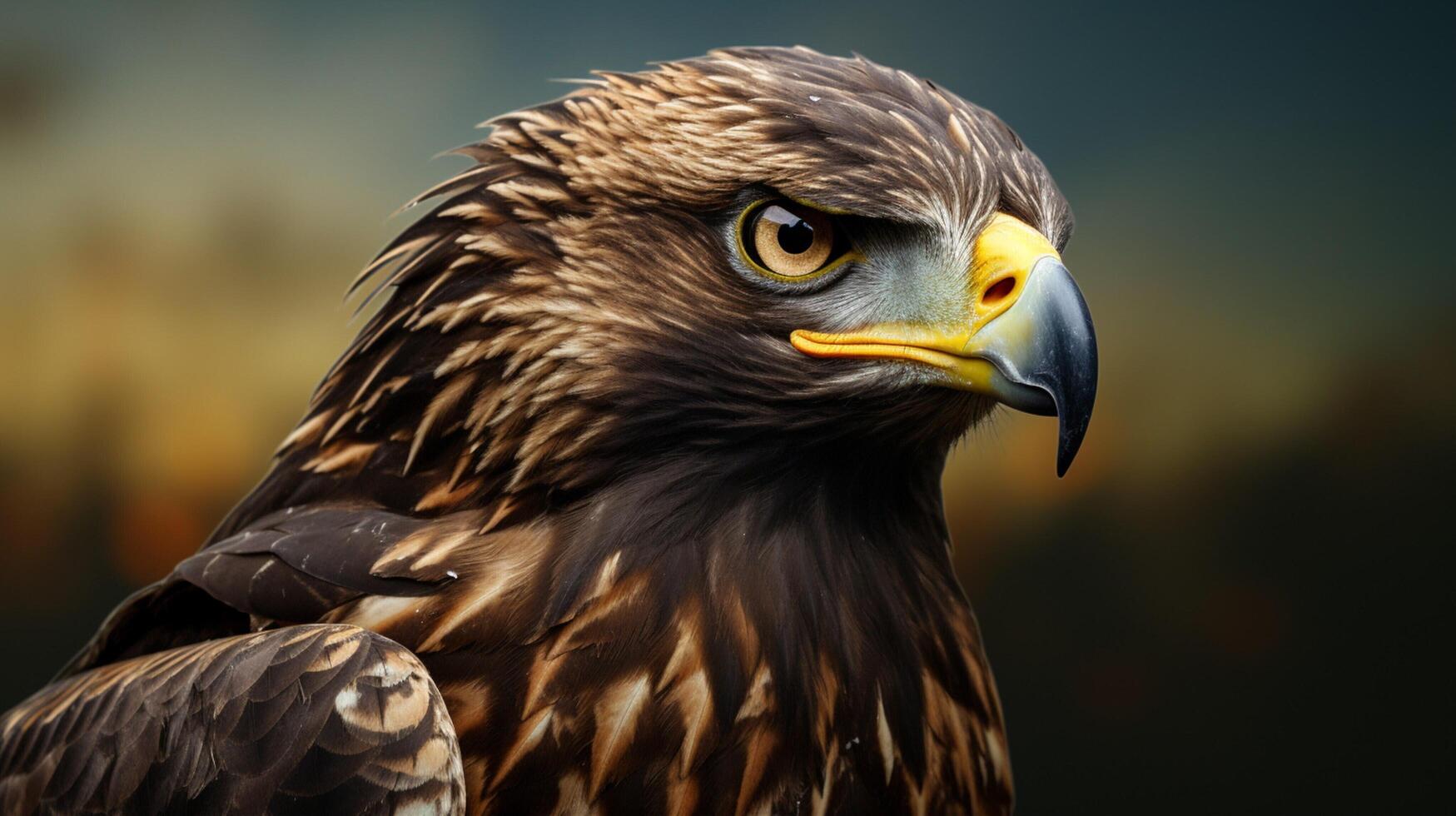 AI generated hawk high quality image photo