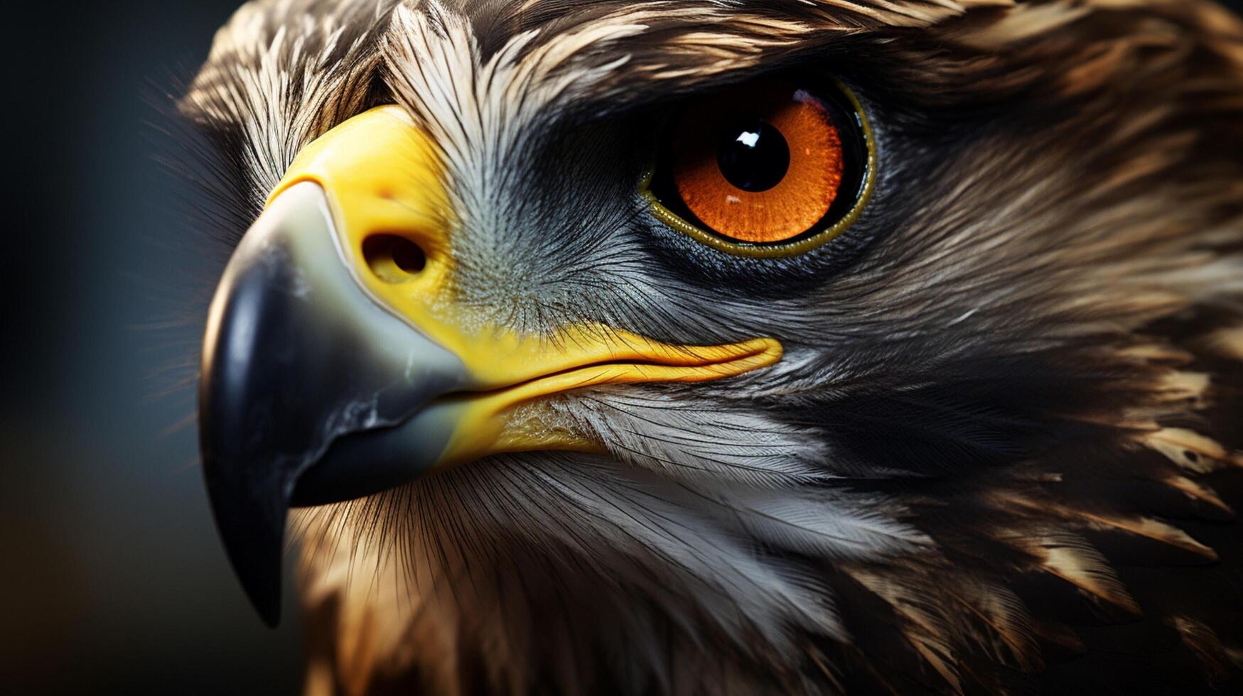 AI generated hawk high quality image photo