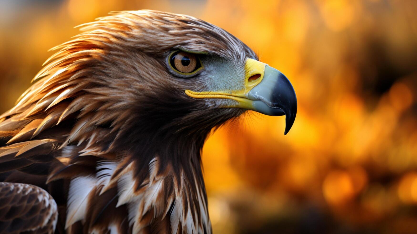 AI generated hawk high quality image photo