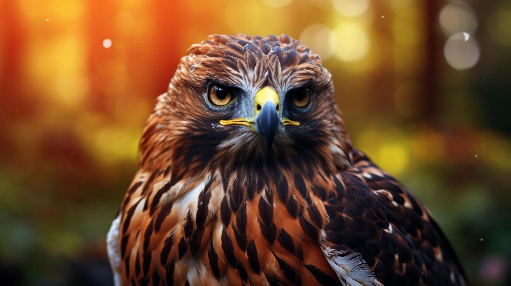 AI generated hawk high quality image photo