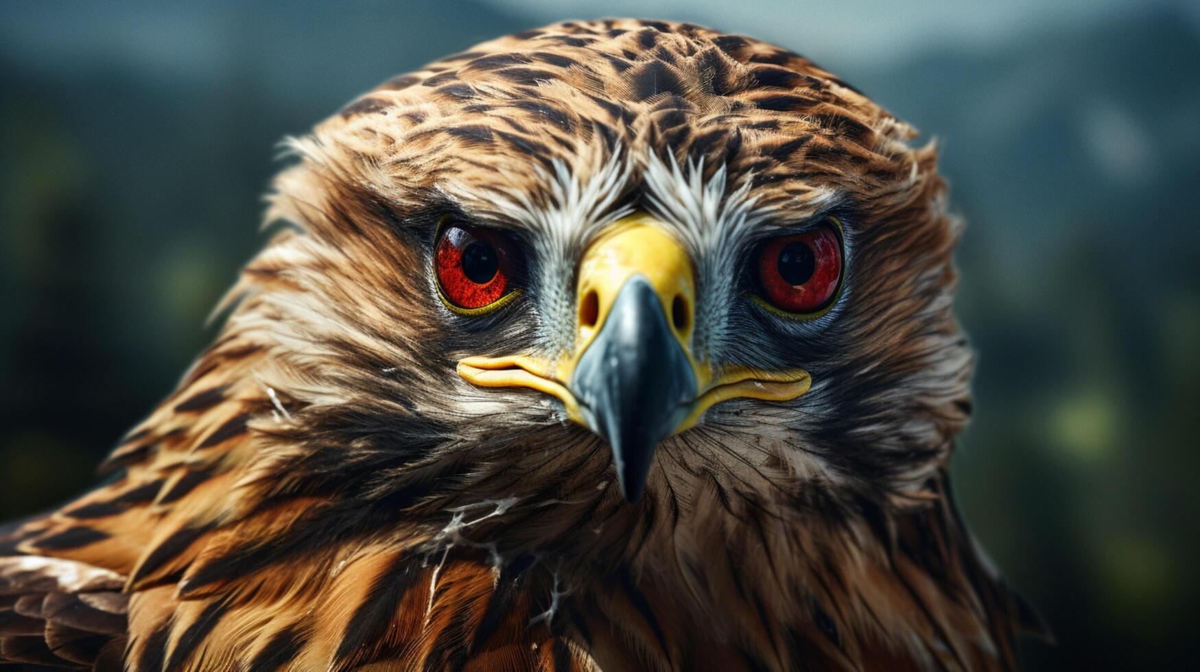 AI generated hawk high quality image photo