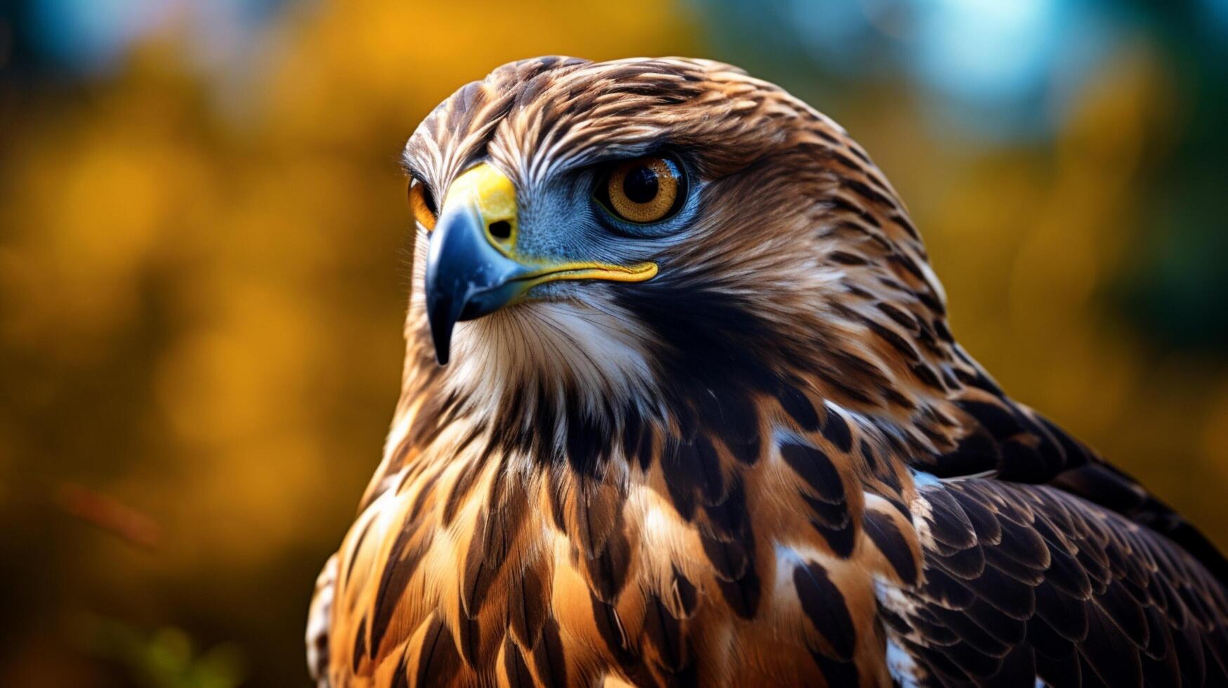 AI generated hawk high quality image photo