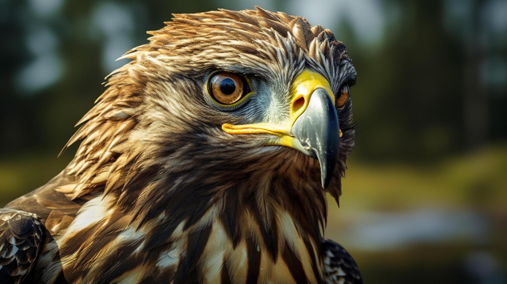 AI generated hawk high quality image photo