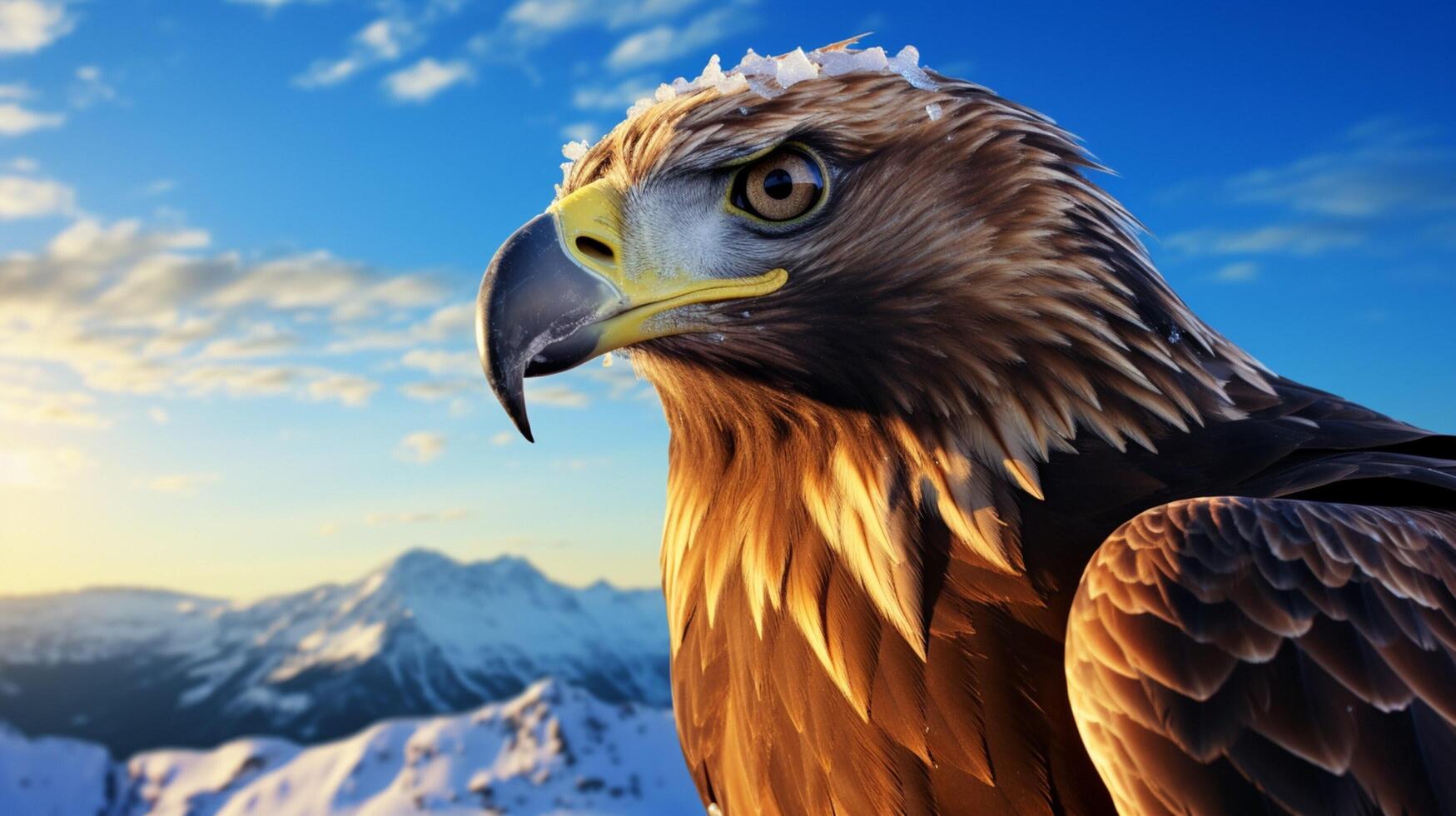 AI generated hawk high quality image photo