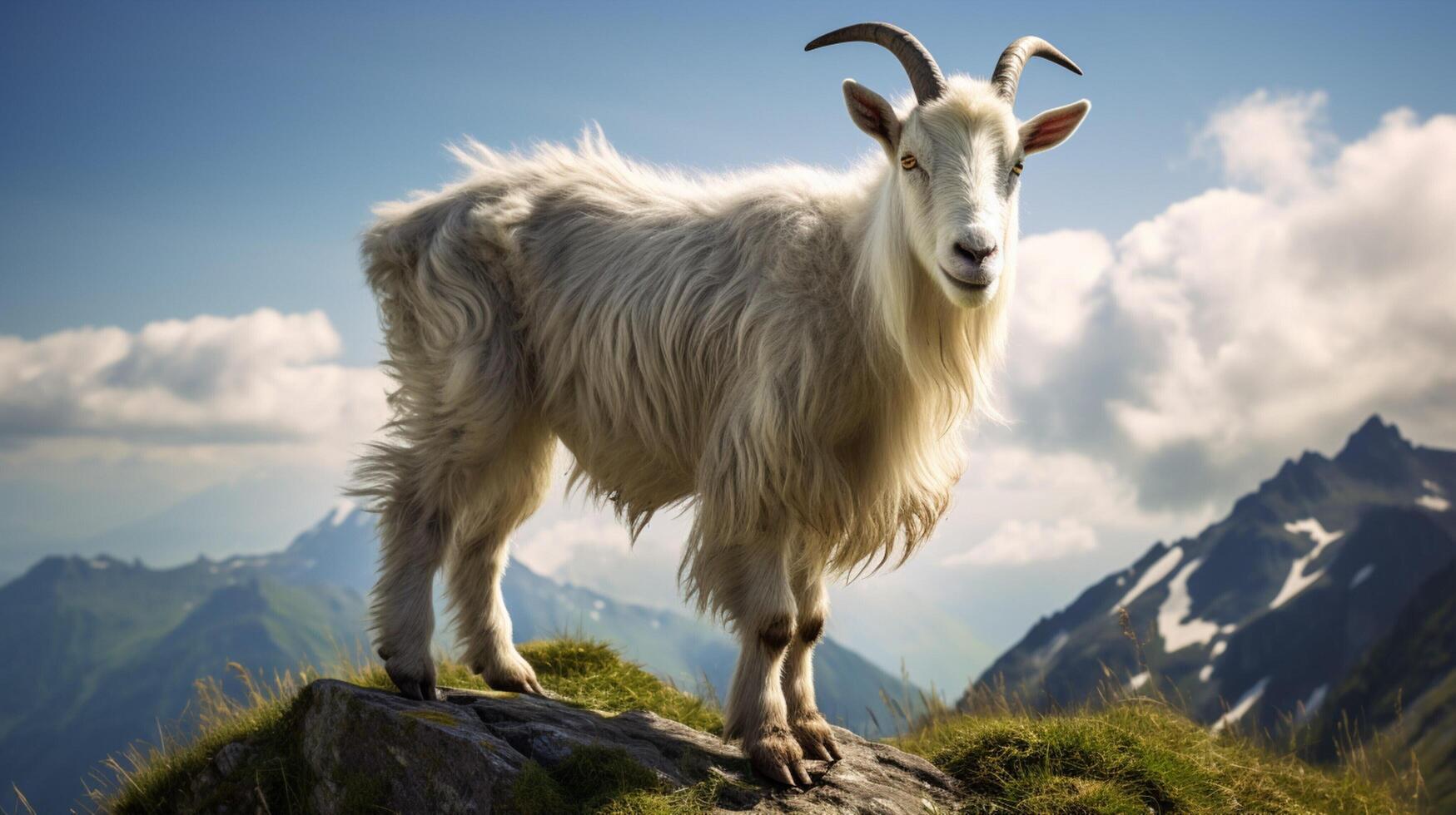 AI generated goat high quality image photo