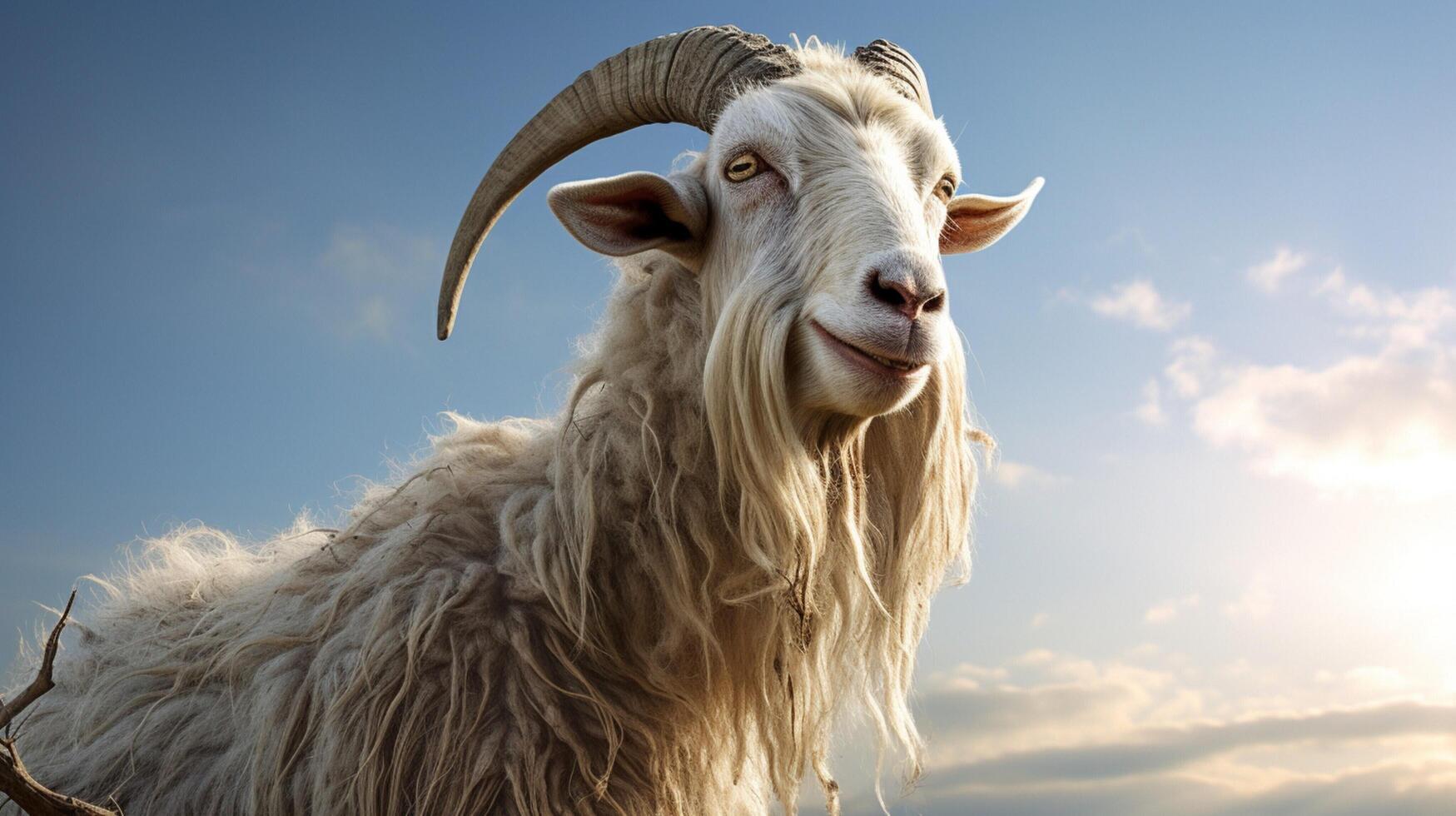 AI generated goat high quality image photo