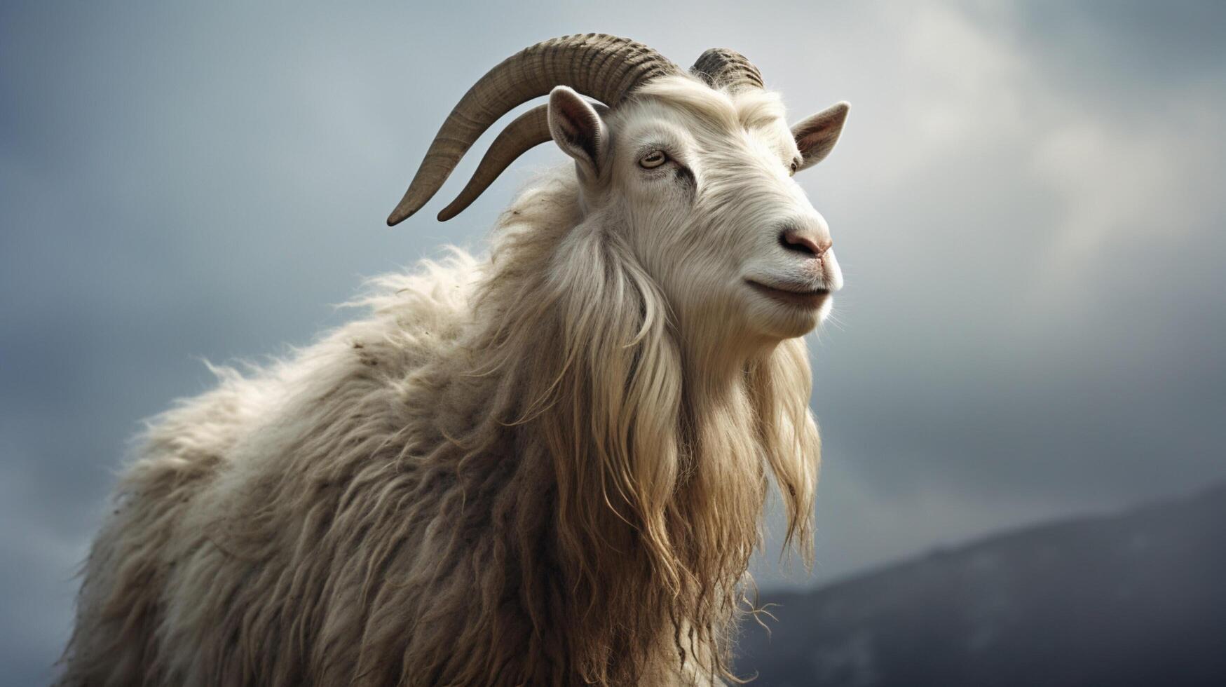 AI generated goat high quality image photo