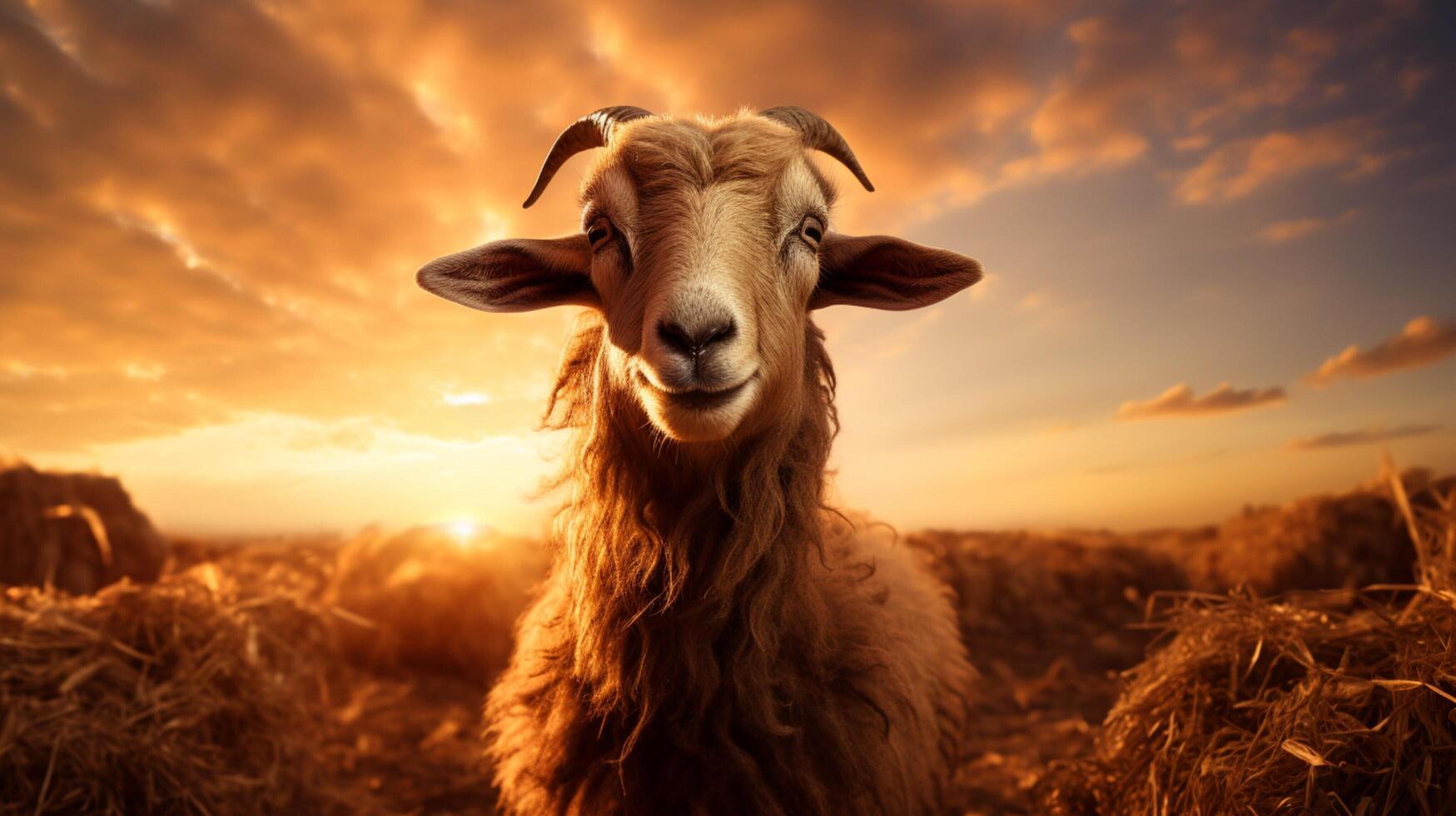 AI generated goat high quality image photo
