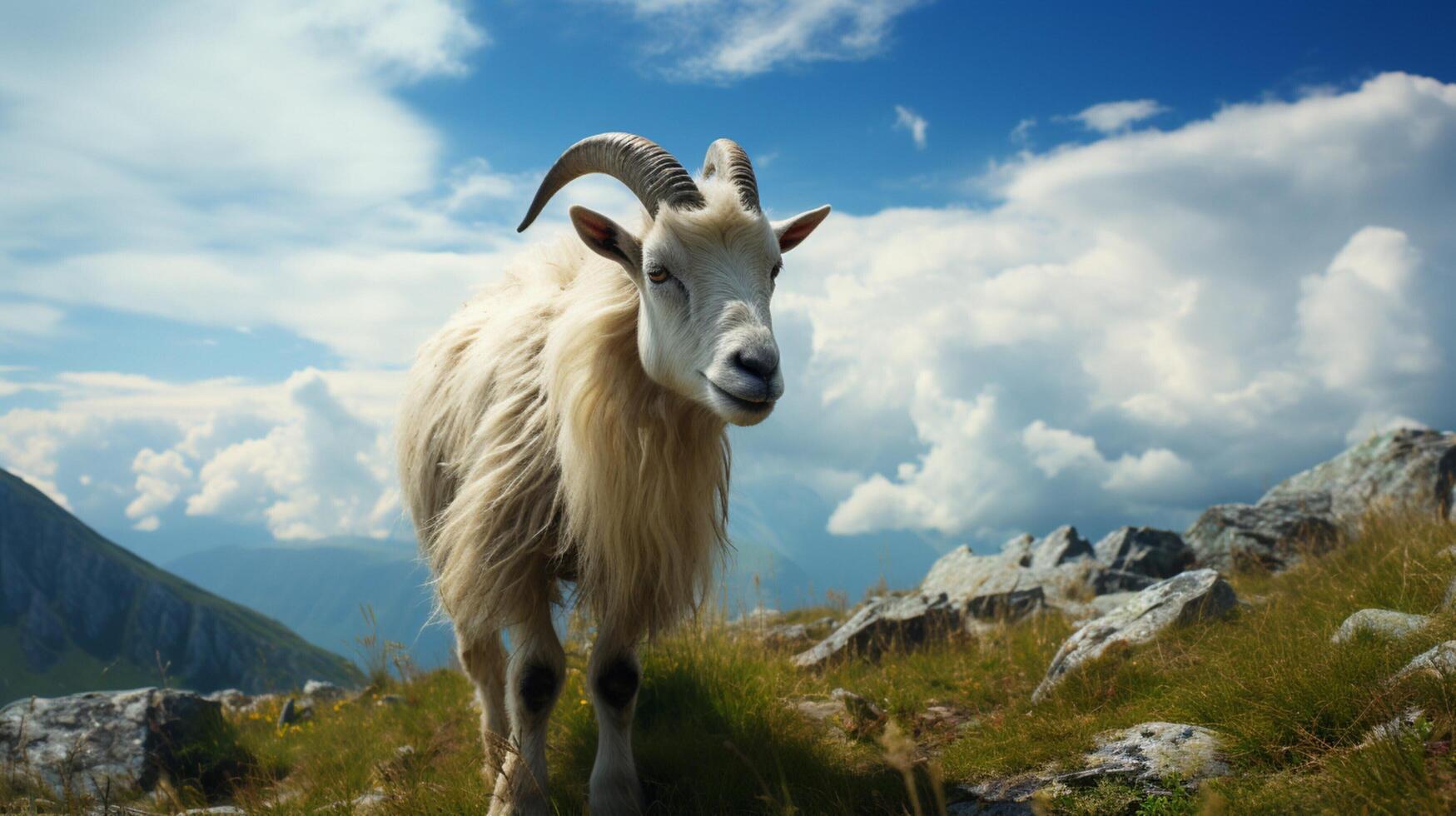 AI generated goat high quality image photo