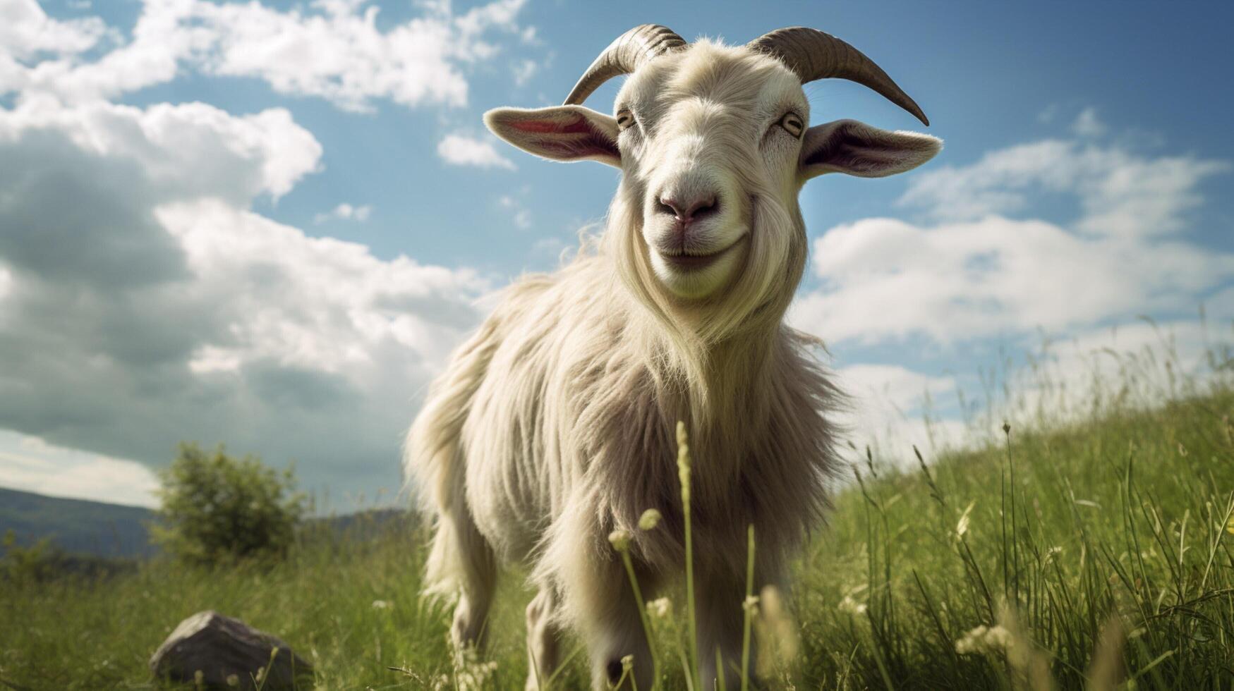 AI generated goat high quality image photo