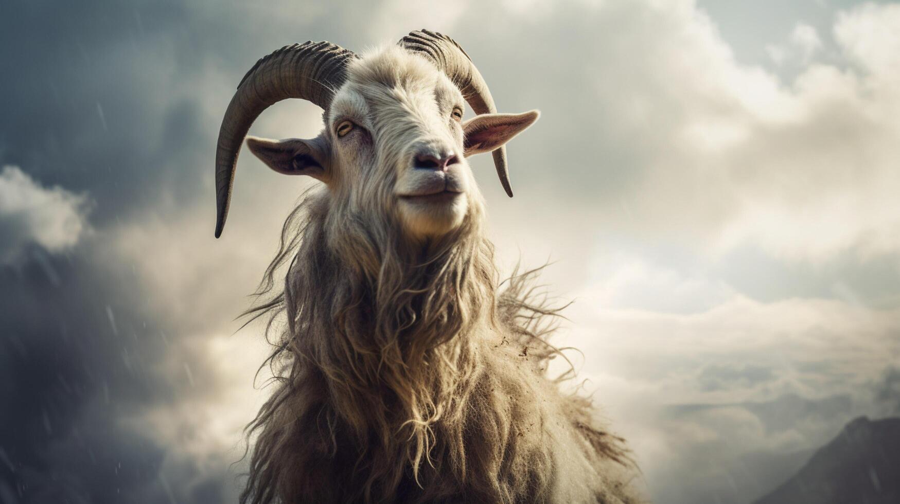 AI generated goat high quality image photo