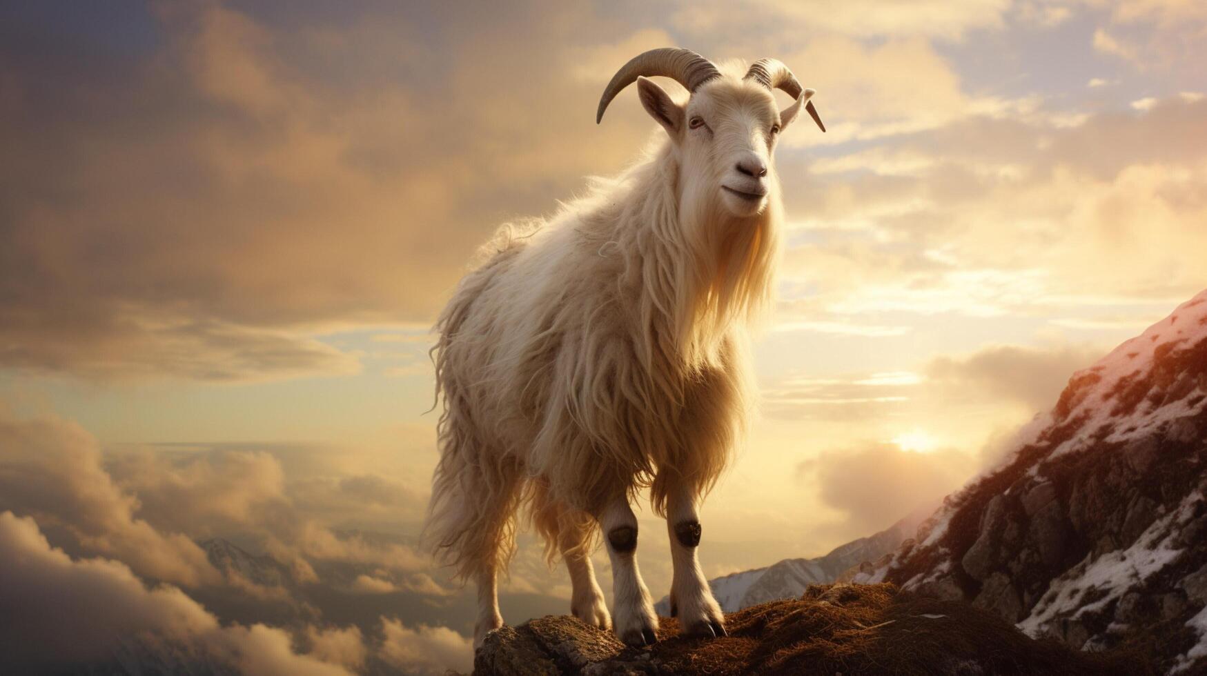 AI generated goat high quality image photo