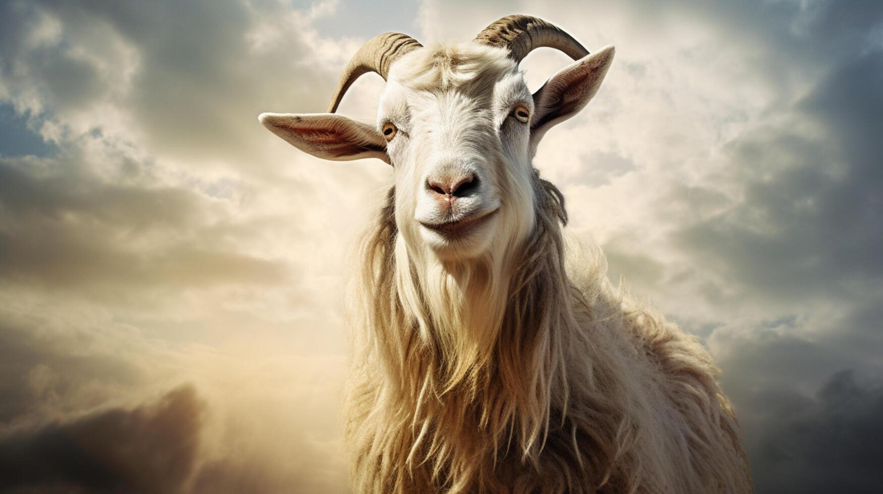 AI generated goat high quality image photo