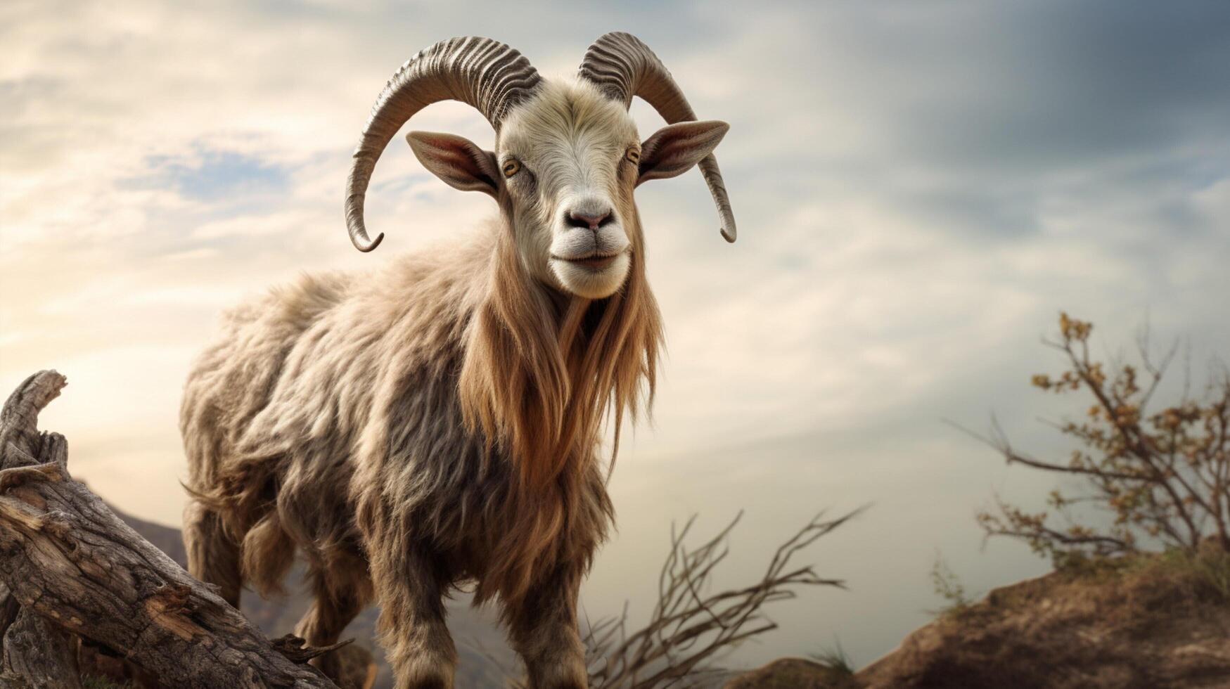 AI generated goat high quality image photo