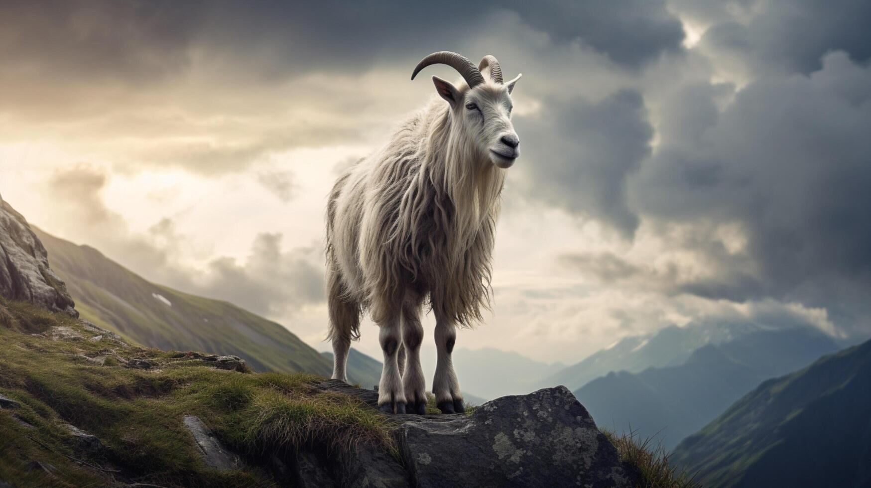 AI generated goat high quality image photo