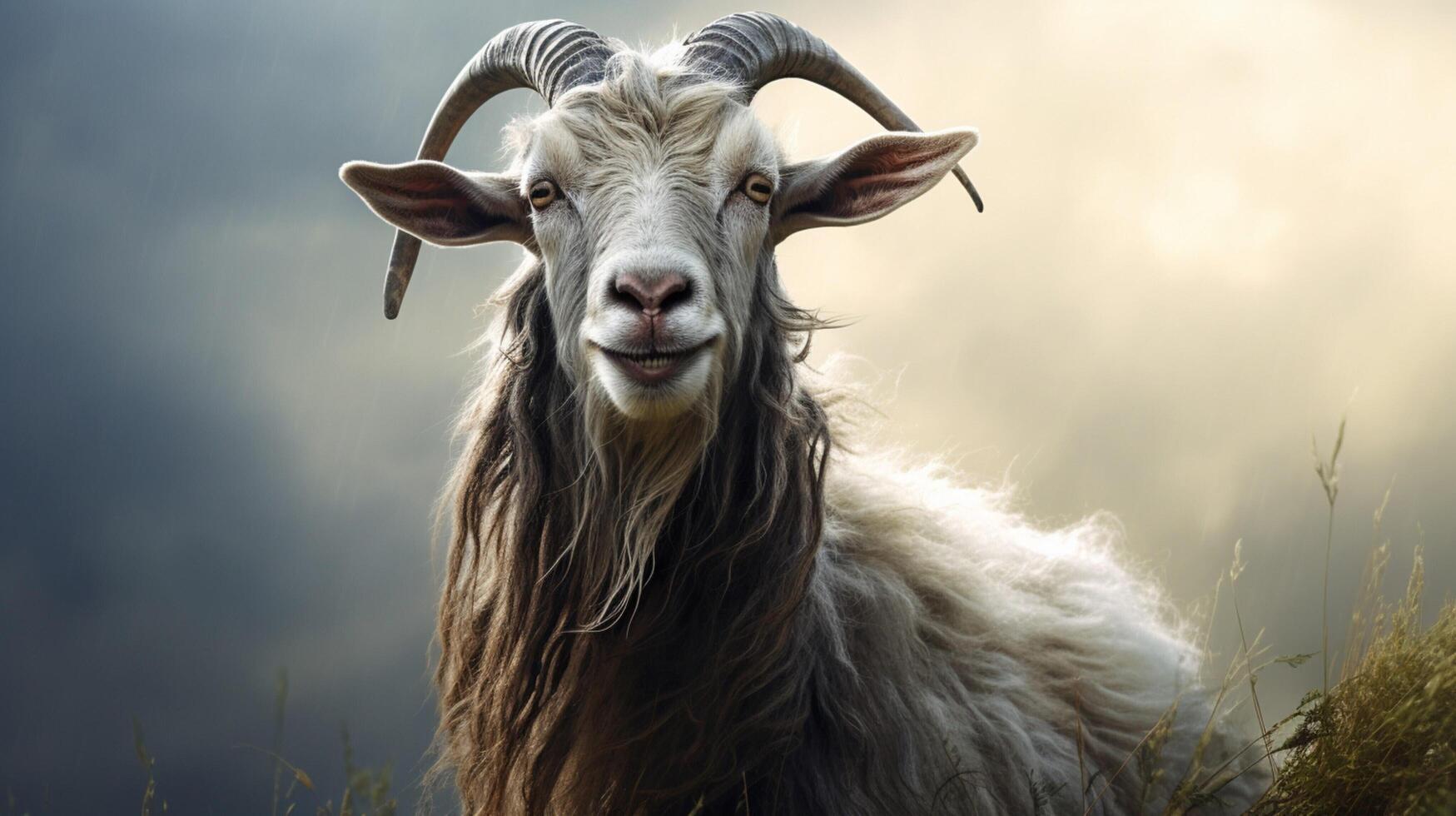 AI generated goat high quality image photo