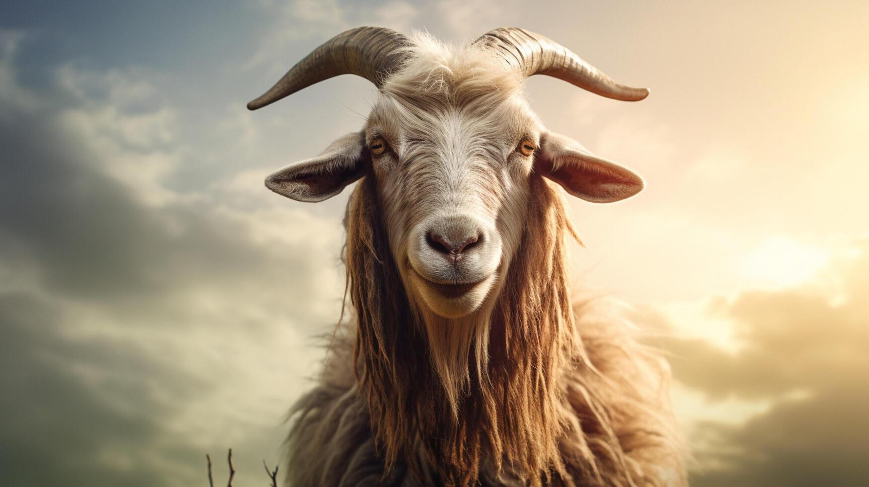 AI generated goat high quality image photo