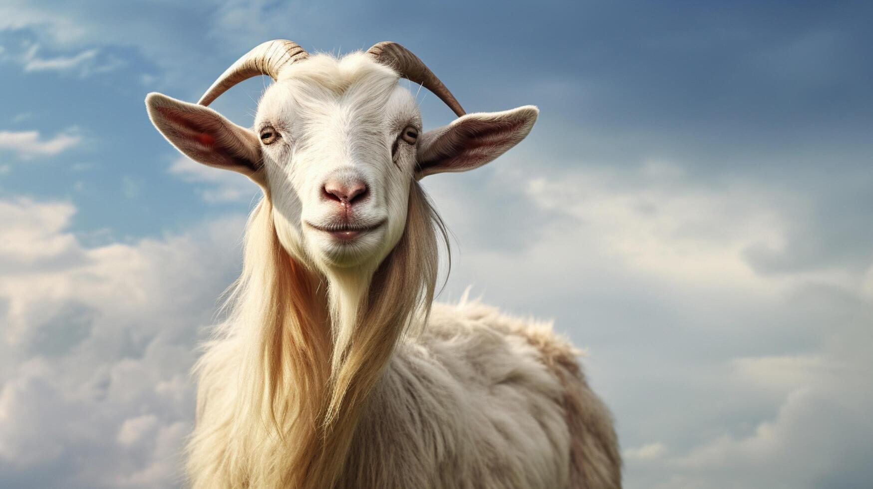 AI generated goat high quality image photo