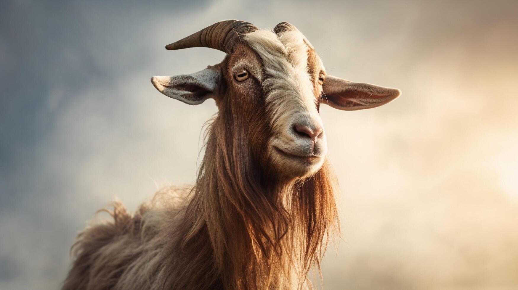 AI generated goat high quality image photo