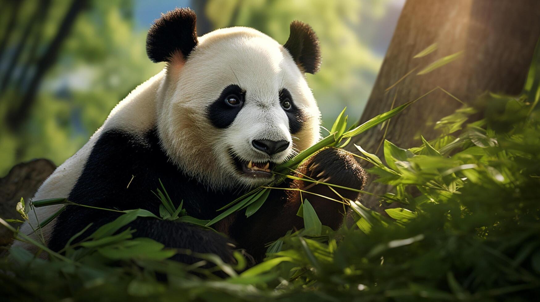 AI generated giant panda high quality image photo