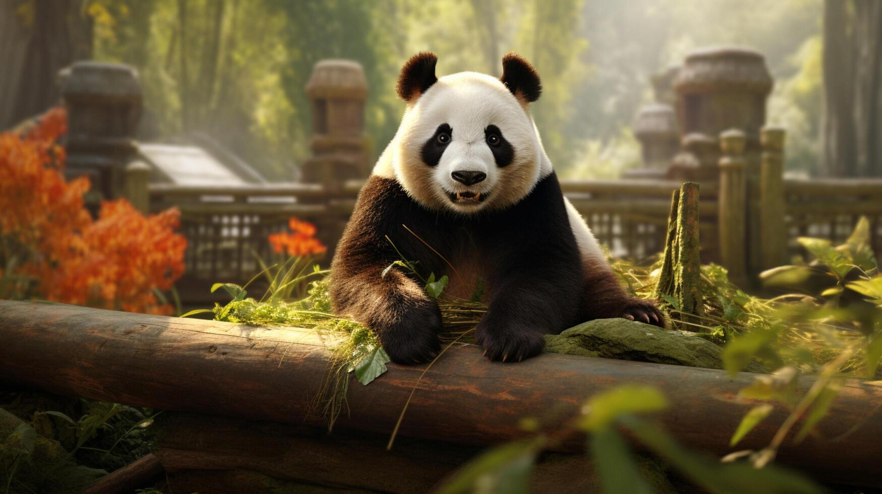 AI generated giant panda high quality image photo