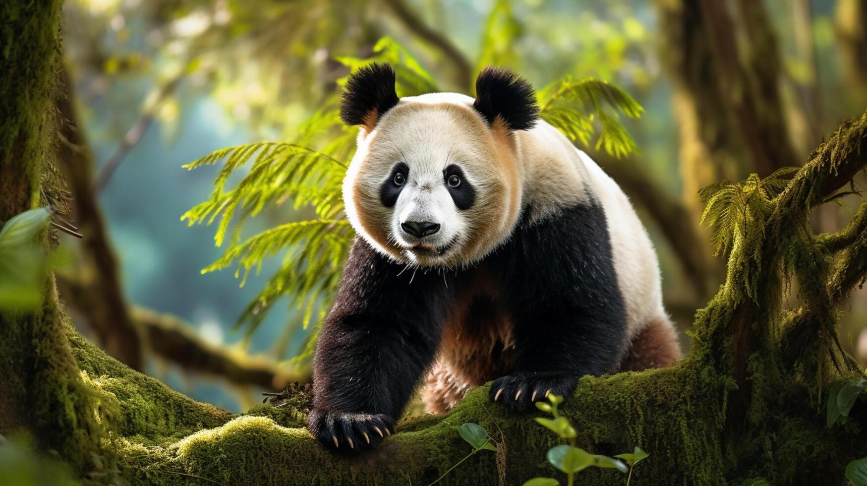 AI generated giant panda high quality image photo