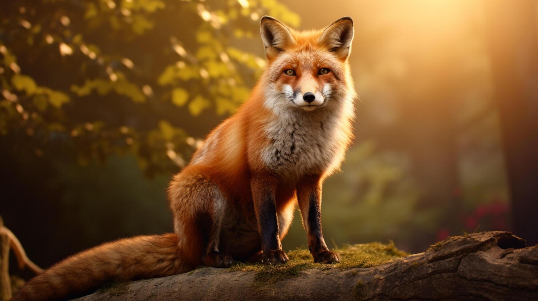 AI generated fox high quality image photo