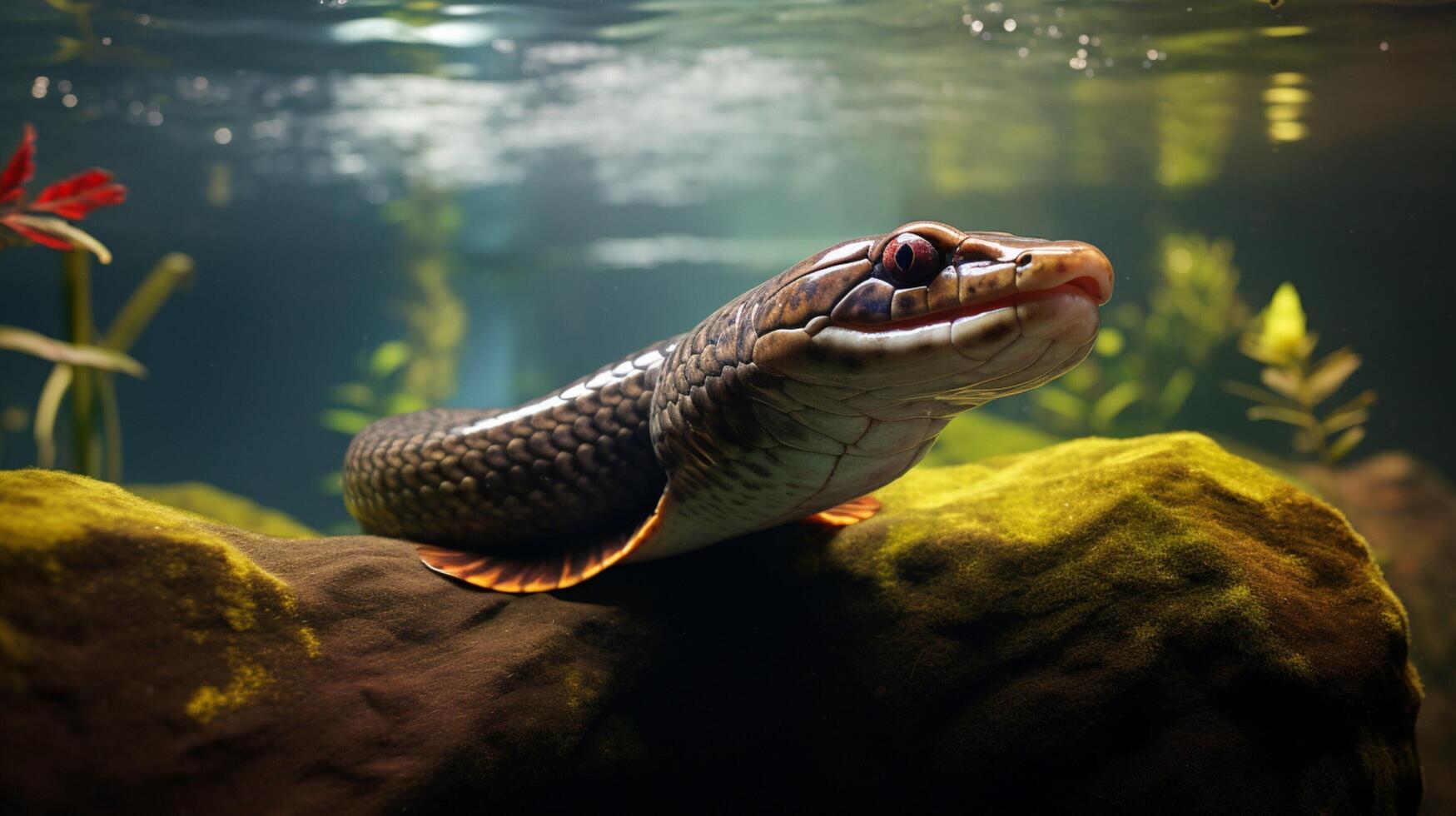 AI generated eel high quality image photo