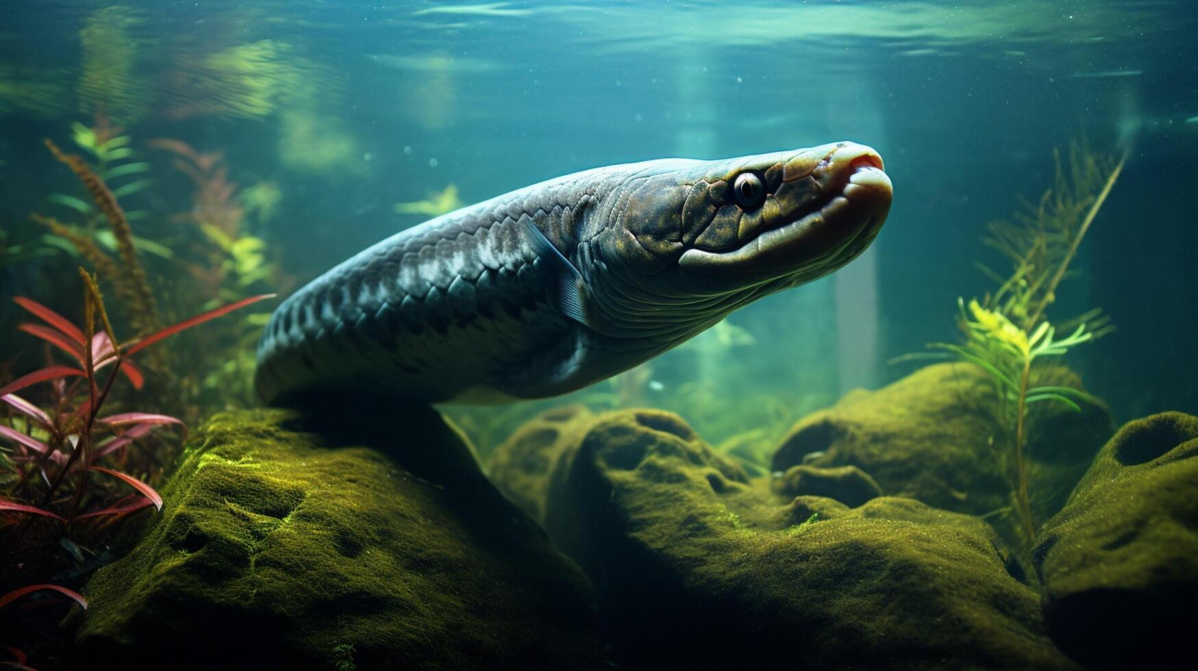 AI generated eel high quality image photo