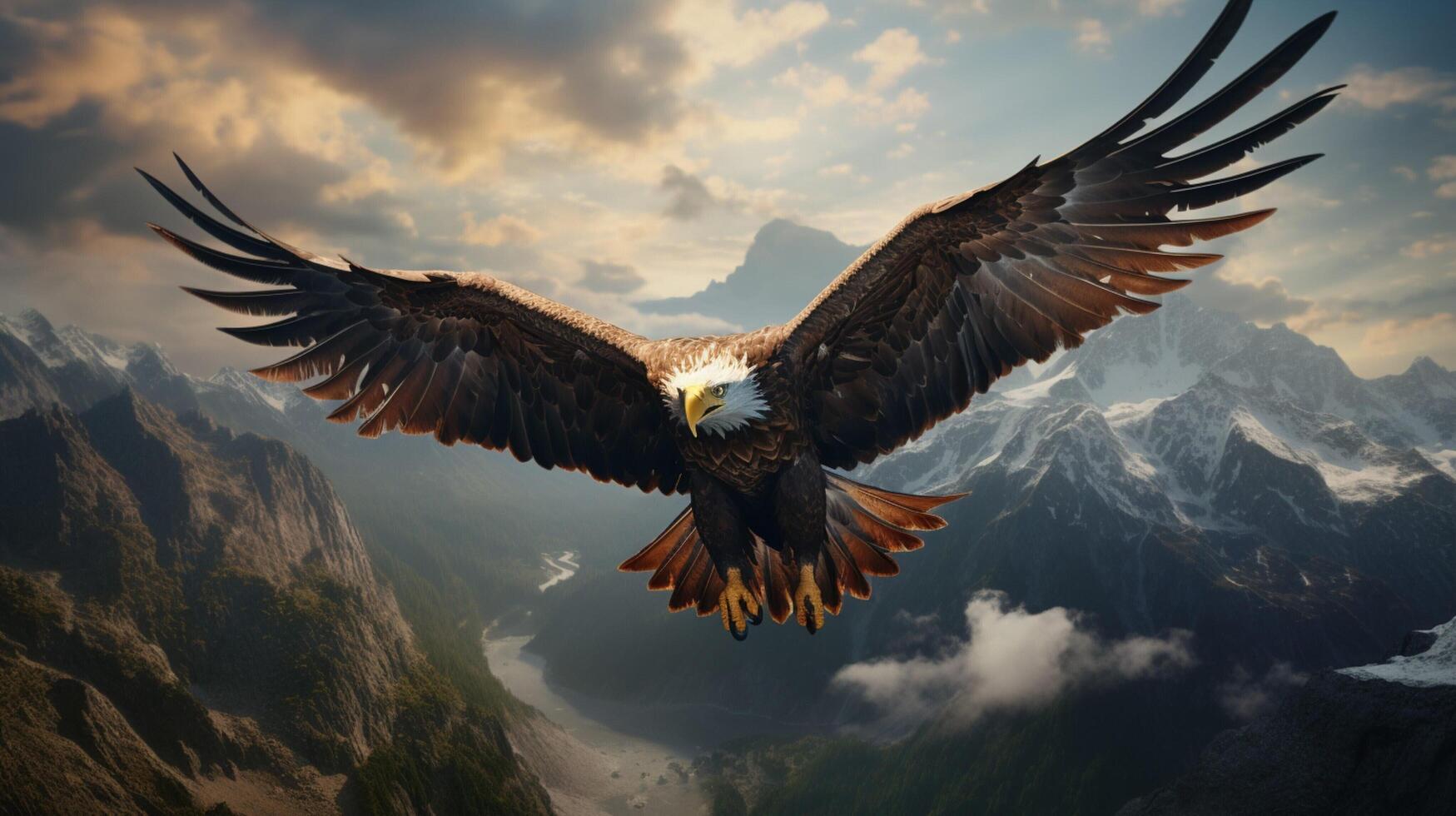 AI generated eagle high quality image photo