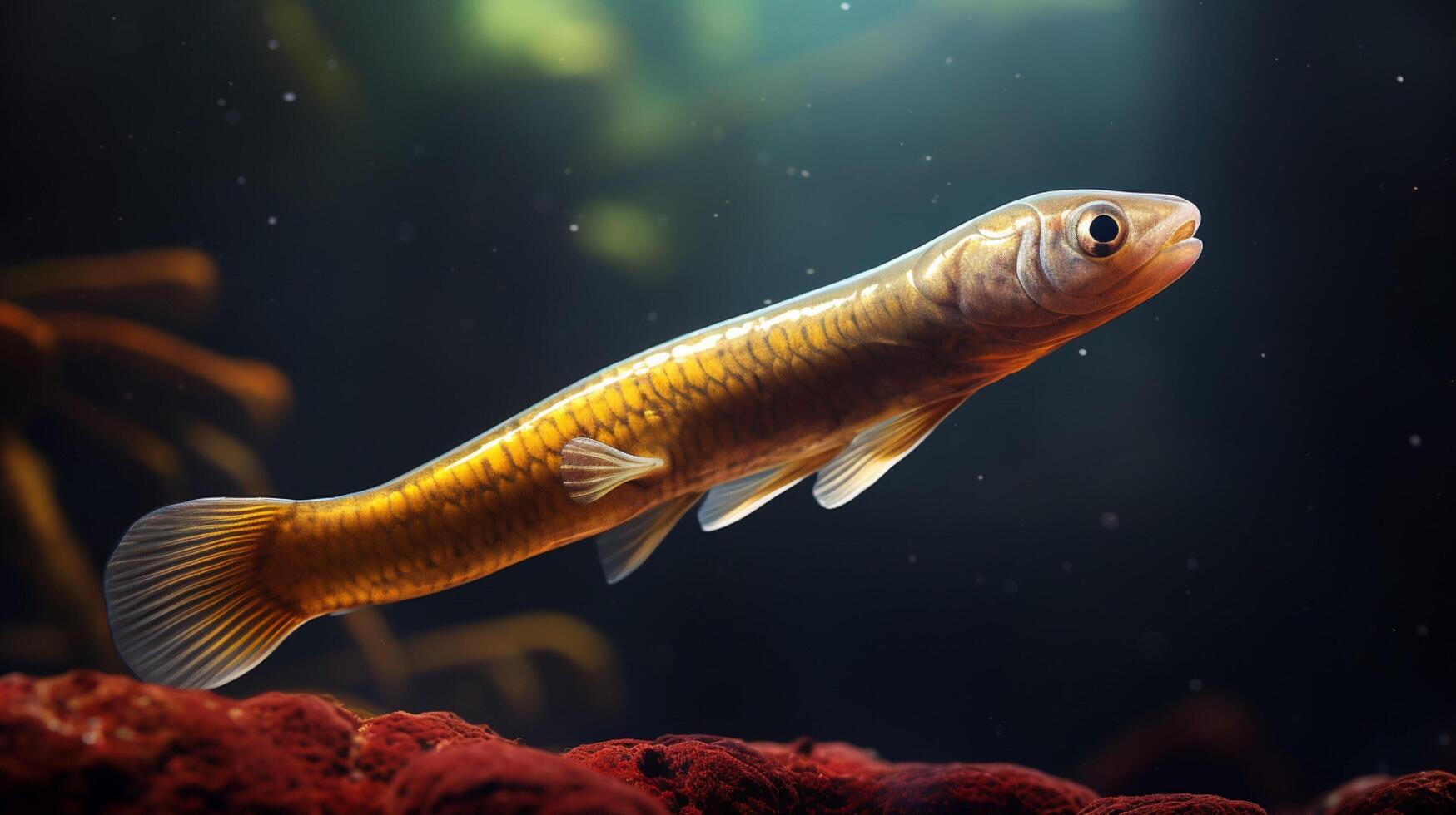 AI generated eel high quality image photo