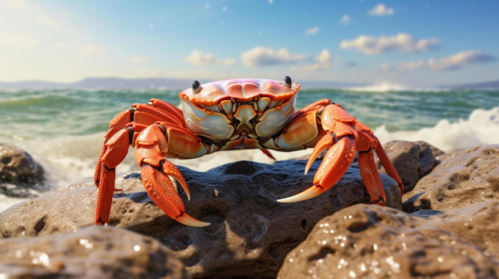 AI generated crab high quality image photo