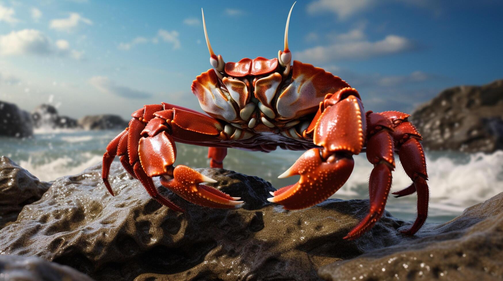 AI generated crab high quality image photo