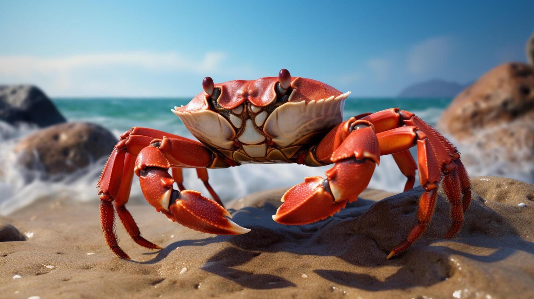 AI generated crab high quality image photo
