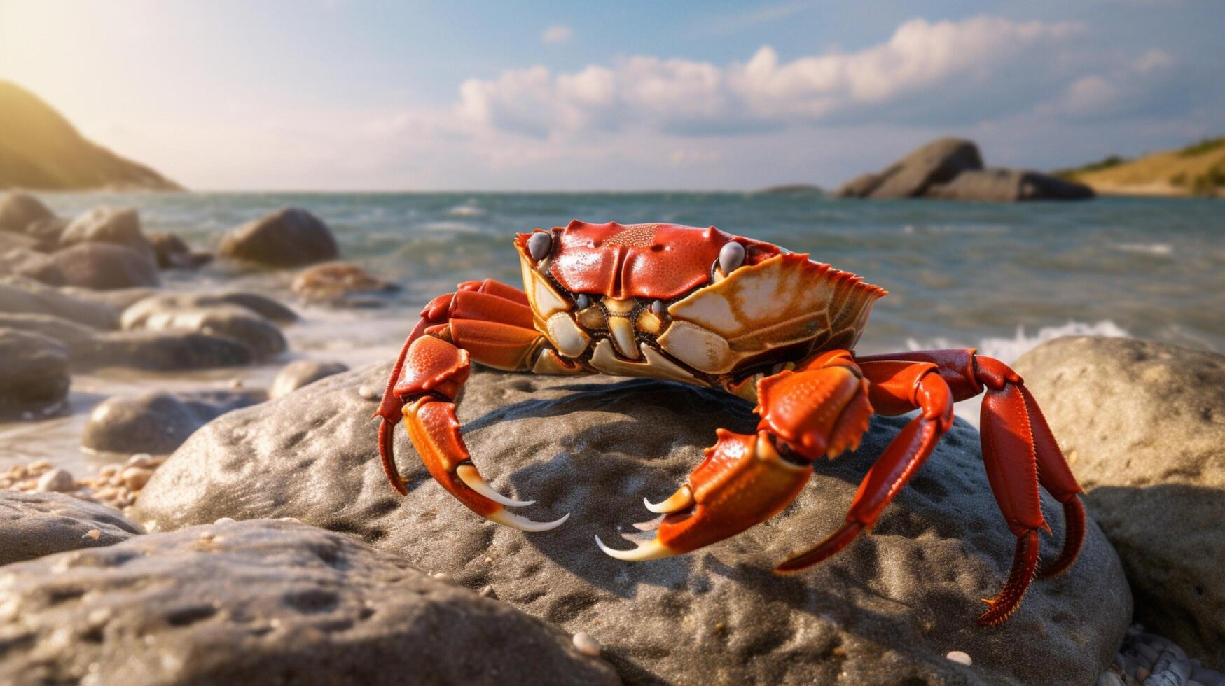 AI generated crab high quality image photo