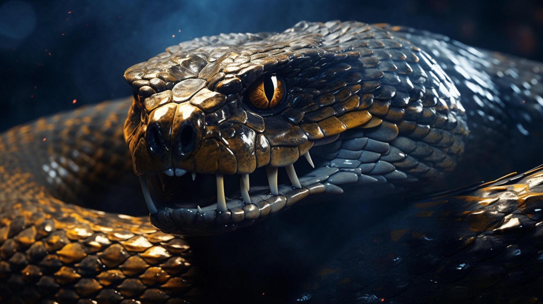 AI generated cobra high quality image photo