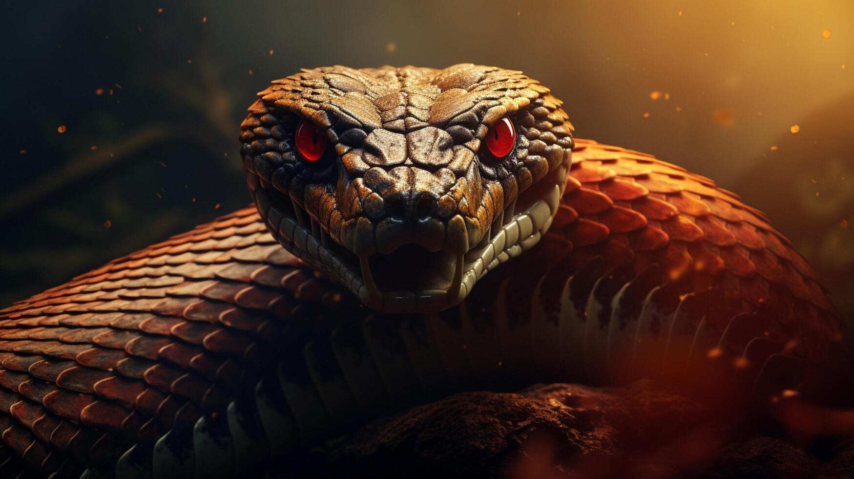 AI generated cobra high quality image photo