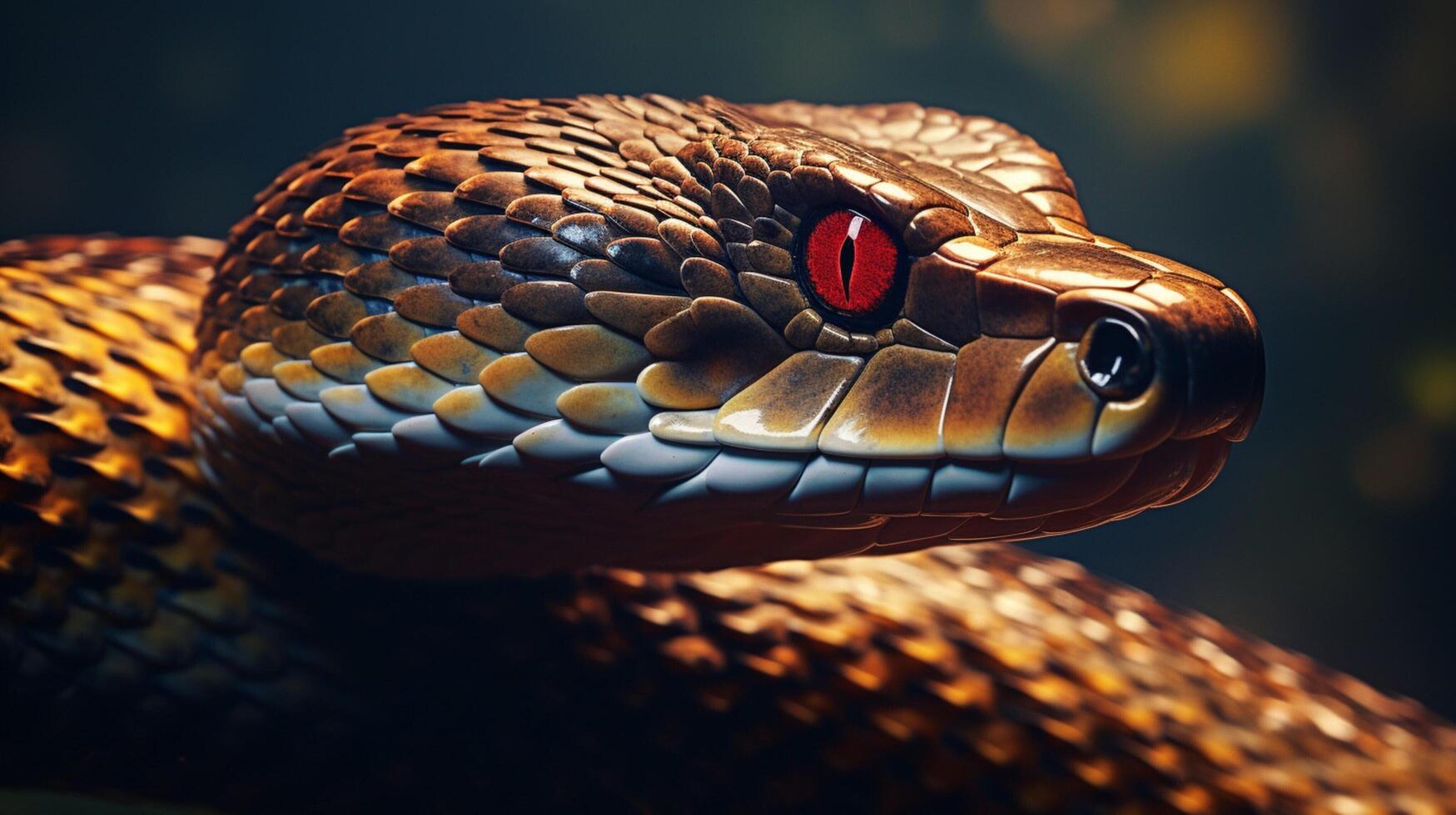 AI generated cobra high quality image photo
