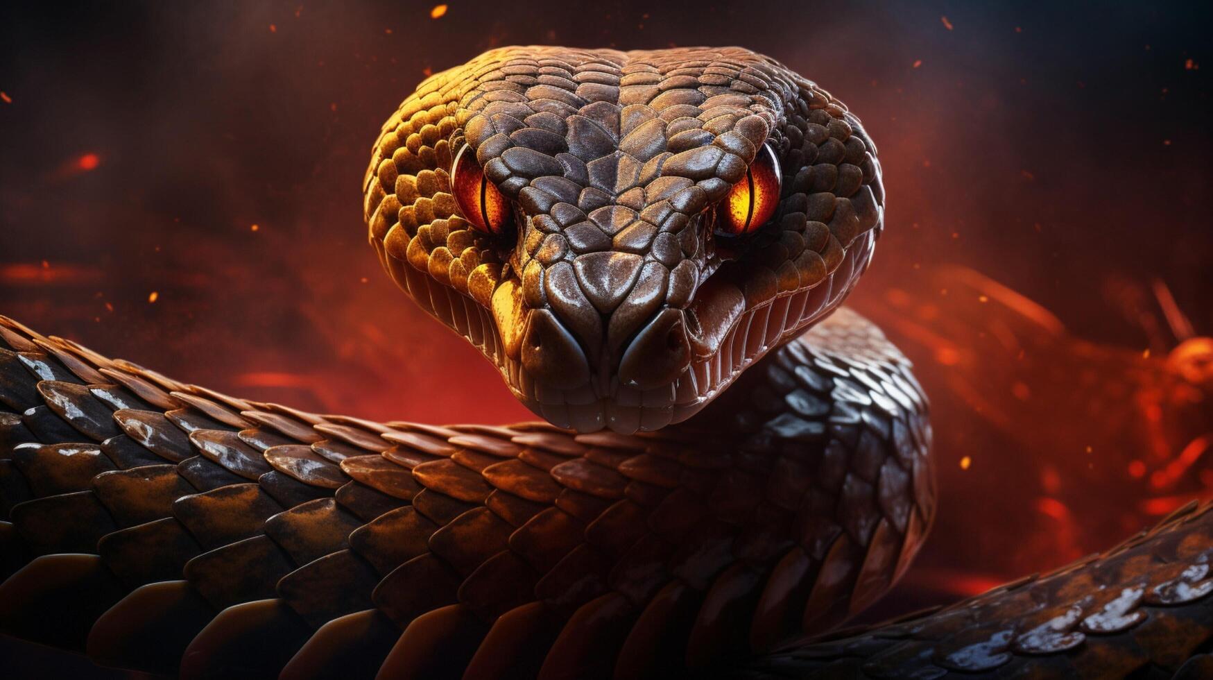 AI generated cobra high quality image photo
