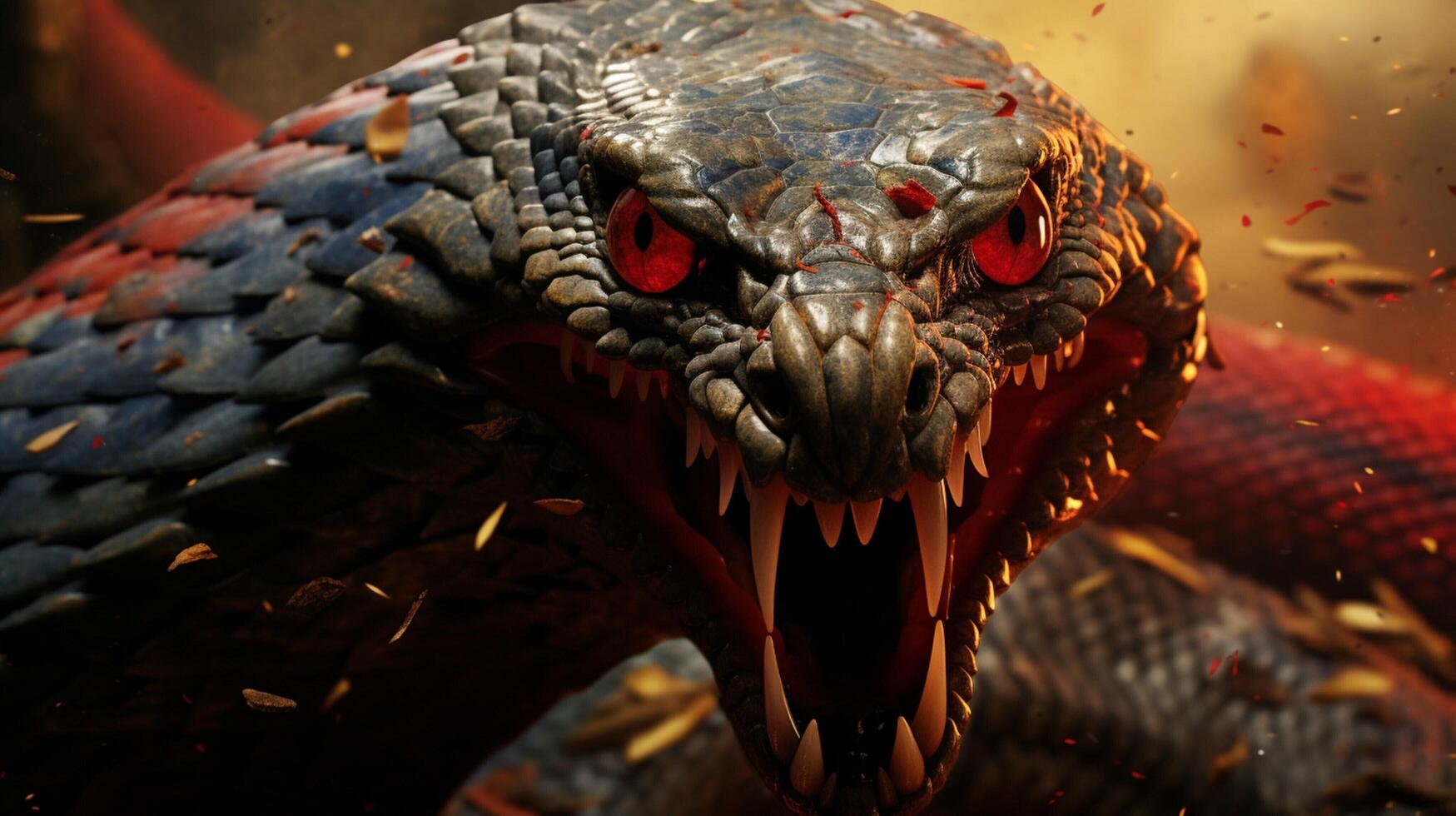 AI generated cobra high quality image photo