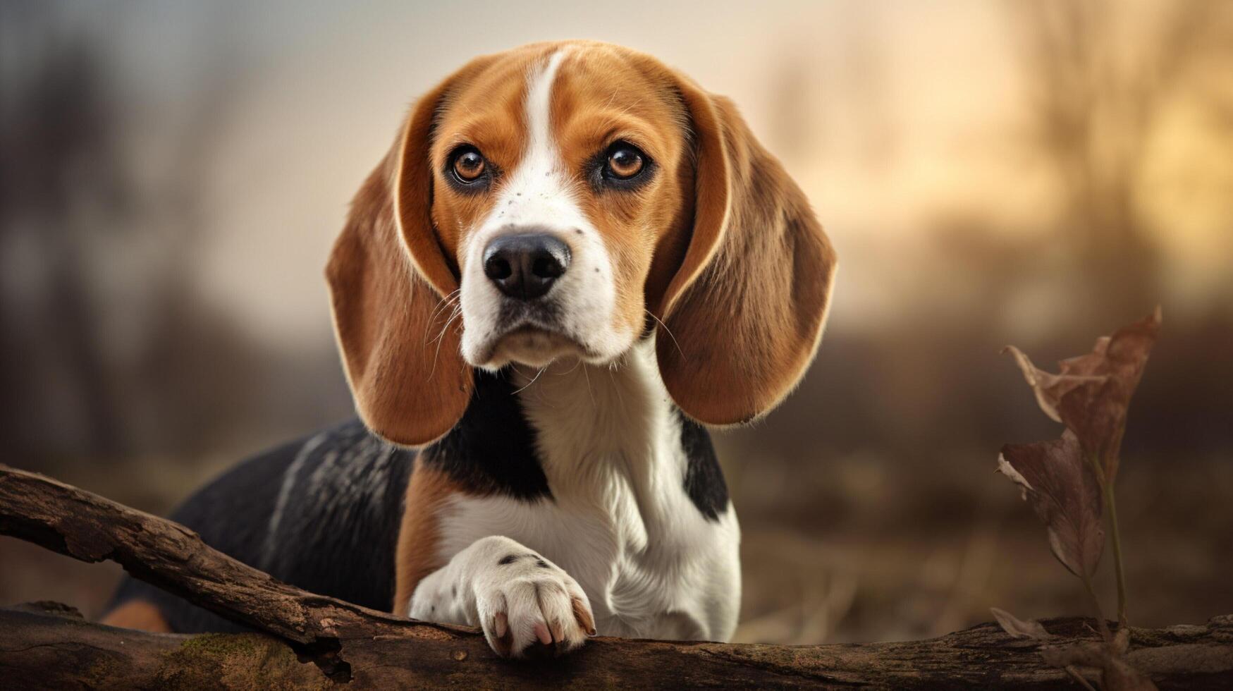 AI generated beagle high quality image photo