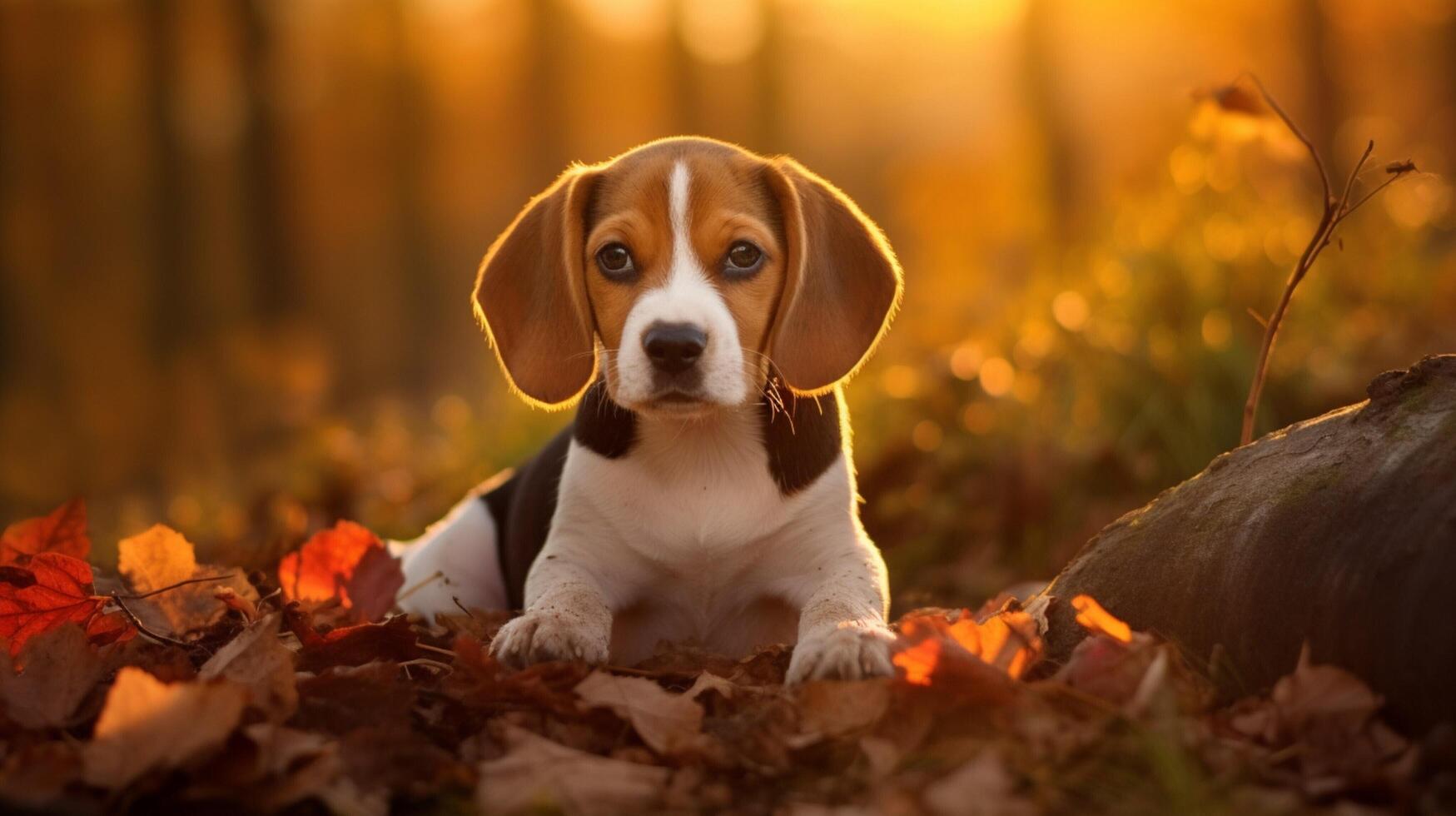 AI generated beagle high quality image photo