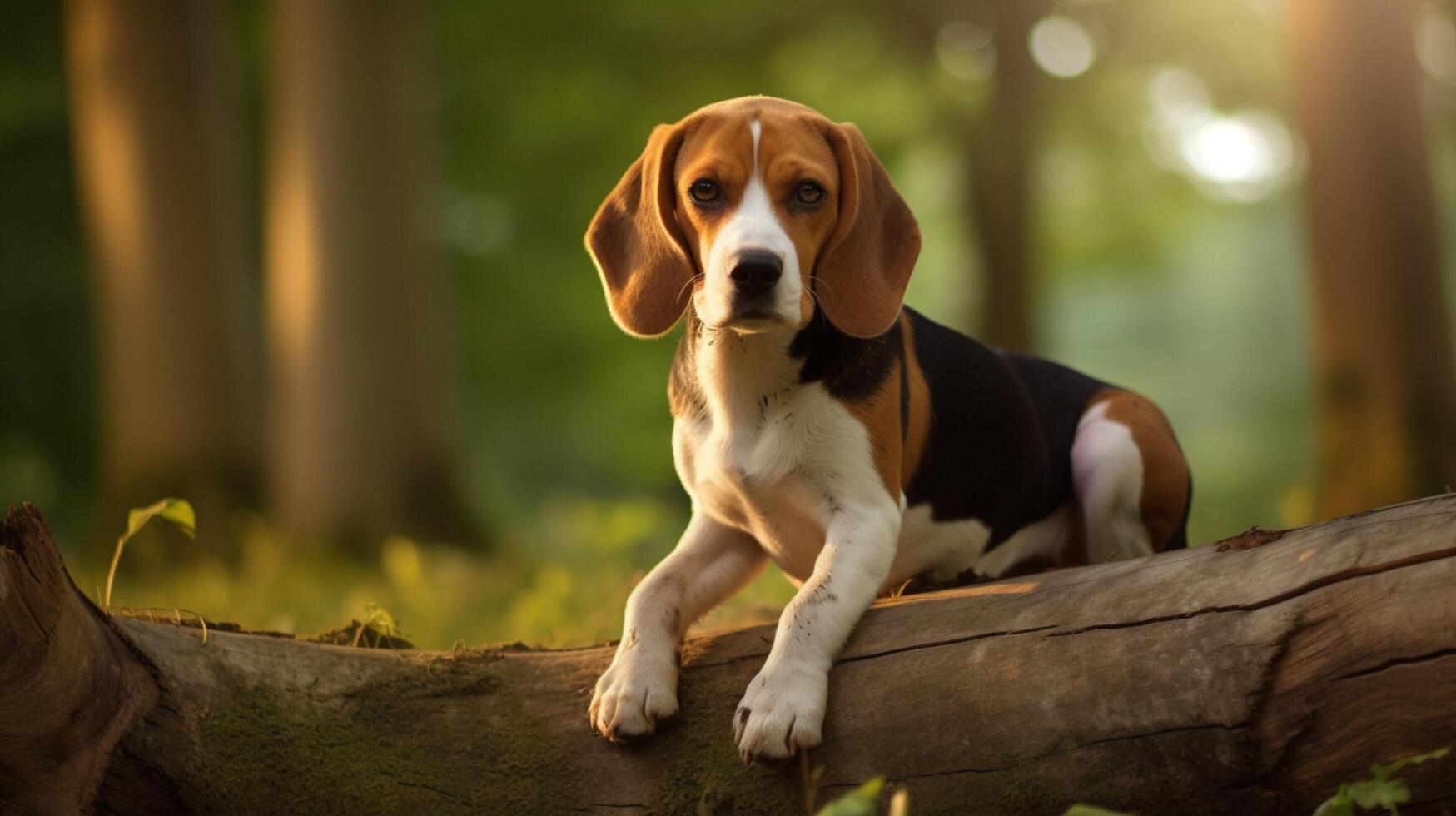 AI generated beagle high quality image photo