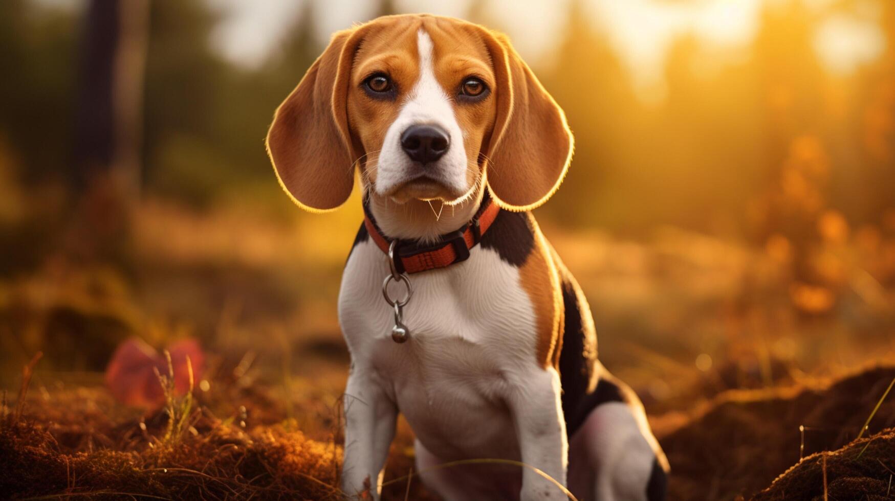 AI generated beagle high quality image photo