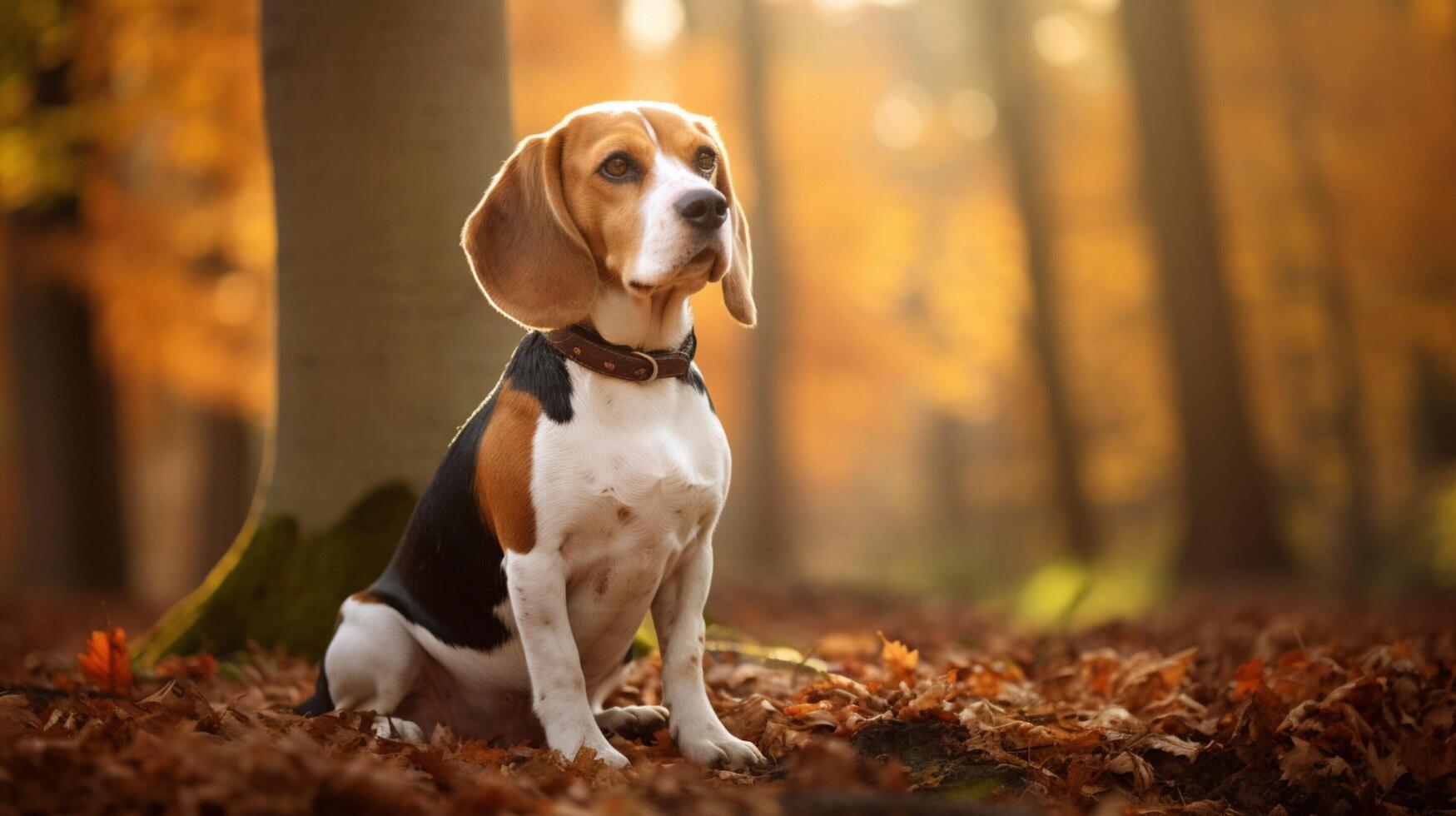 AI generated beagle high quality image photo