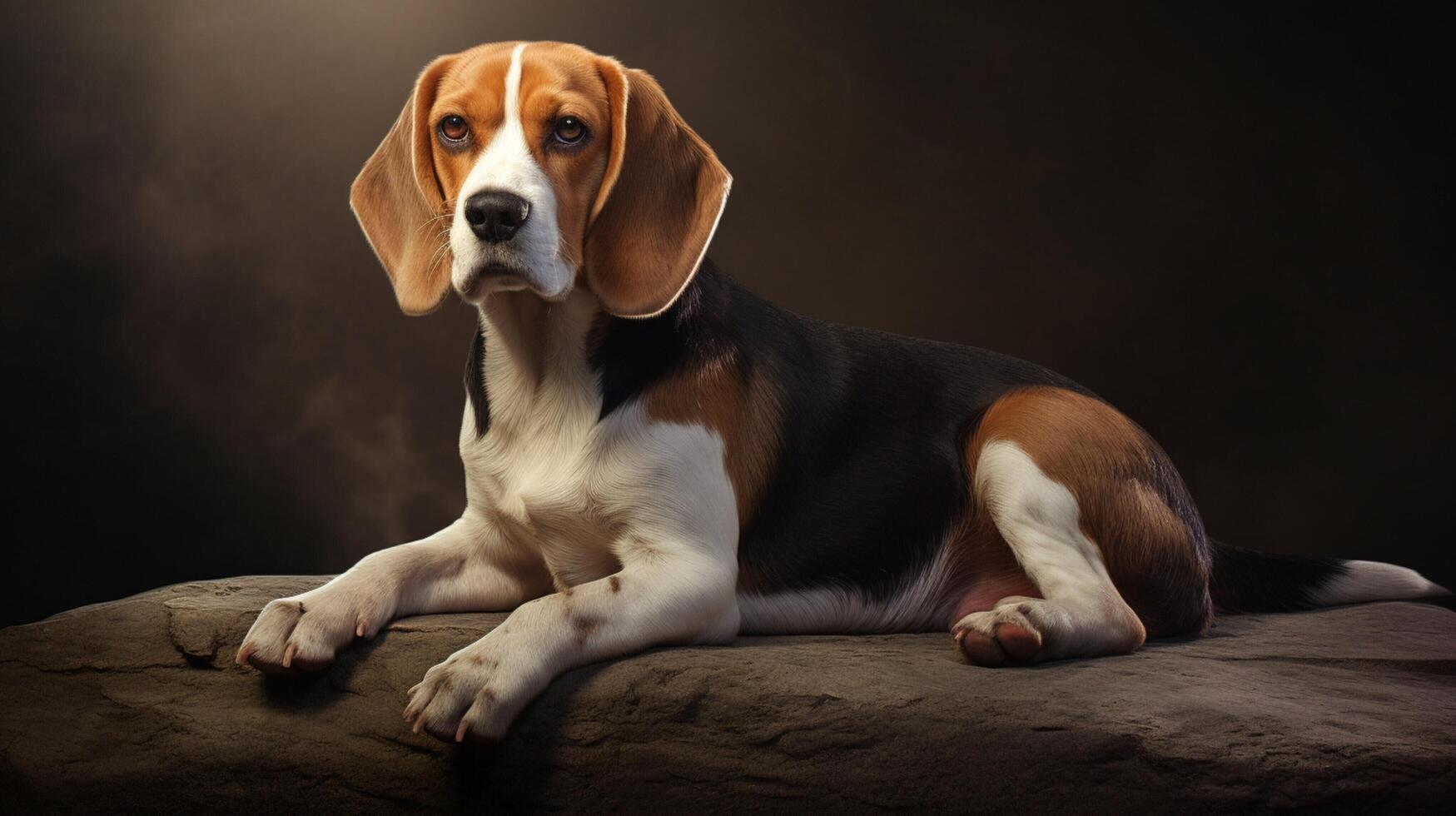 AI generated beagle high quality image photo